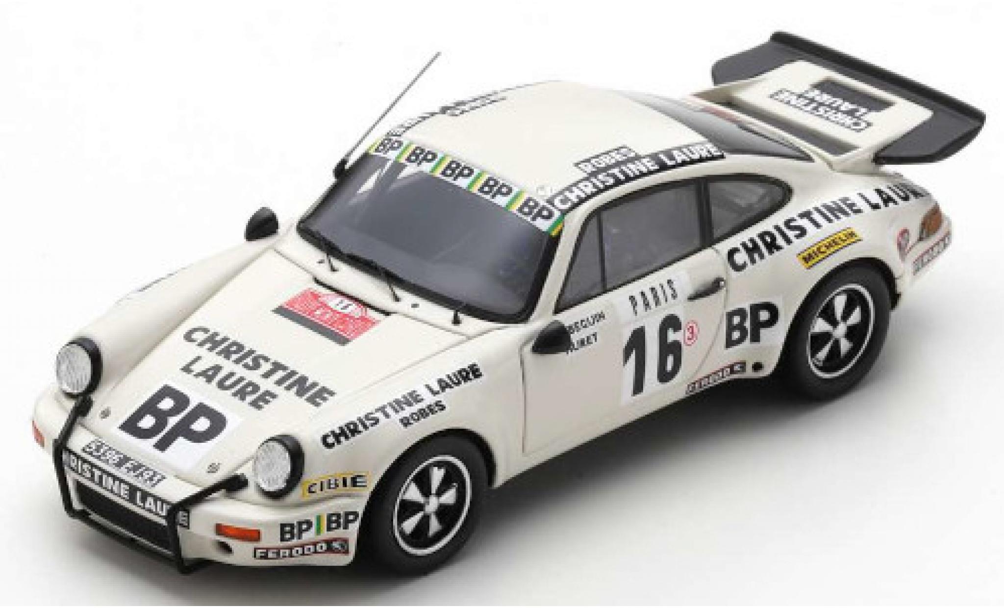 Porsche 930 RS 1/43 Spark 911 Carrera RS 3.0 No.16 Touroul Racing Christine Laure Rally Monte Carlo 1978 B.Beguin/W.Huret modelauto