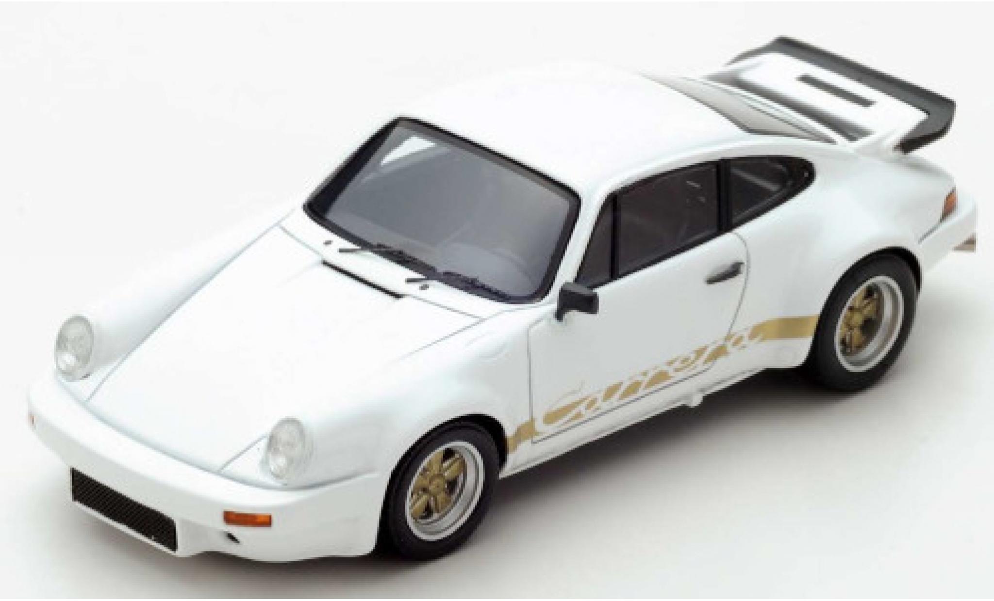 Porsche 911 1/43 Spark Carrera RS 3.0 wit 1973 modelauto