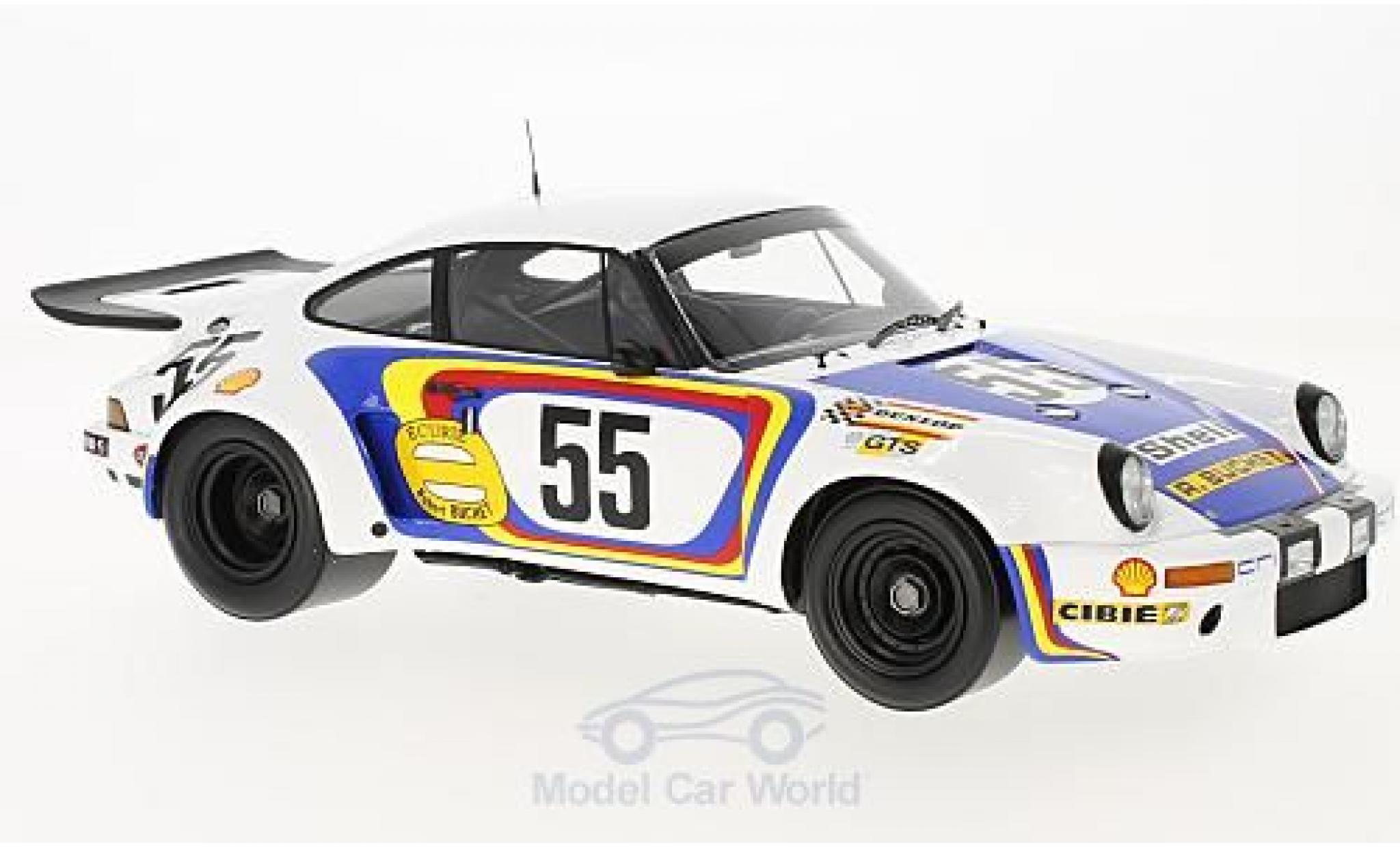 Porsche 930 RSR 1/18 Spark 911 Carrera RSR No.55 24h Le Mans 1975 C.Ballot-Lena/J.Bienvenue modelauto