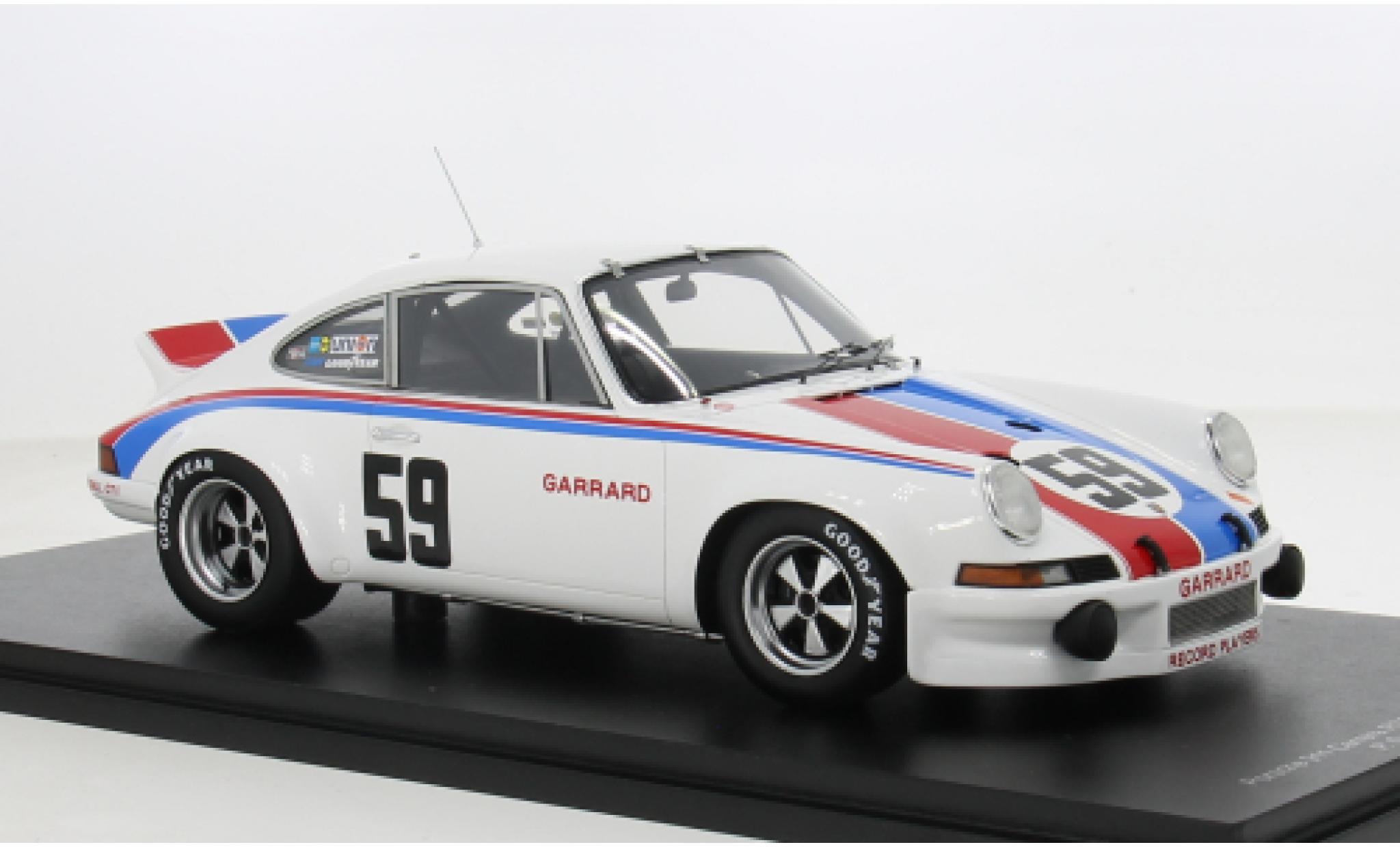 Porsche 911 1/18 Spark Carrera RSR No.59 24h Daytona 1973 1:18 modelauto