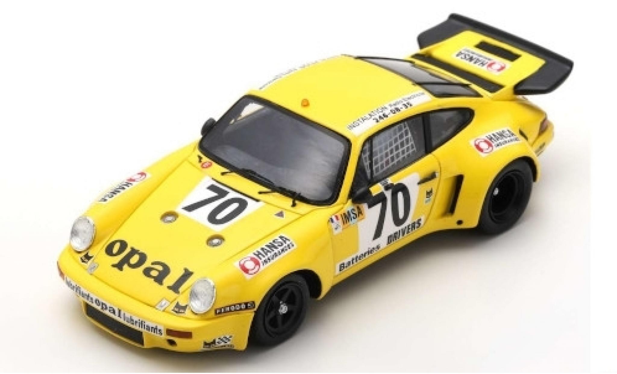 Porsche 930 RSR 1/43 Spark 911 Carrera RSR No.70 24h Le Mans 1977 S.de Lautour/J.P.Delaunay/J.Guerin modelauto