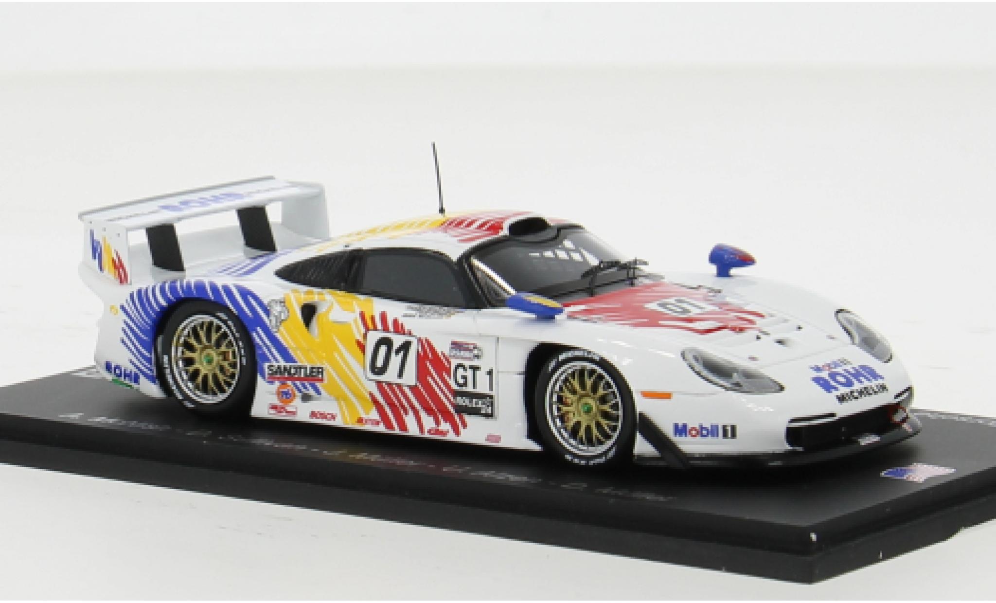 Porsche 996 GT1 1/43 Spark 911 Evo No.01 Rohr Motorsport 24h Daytona 1998 1:43 modelauto