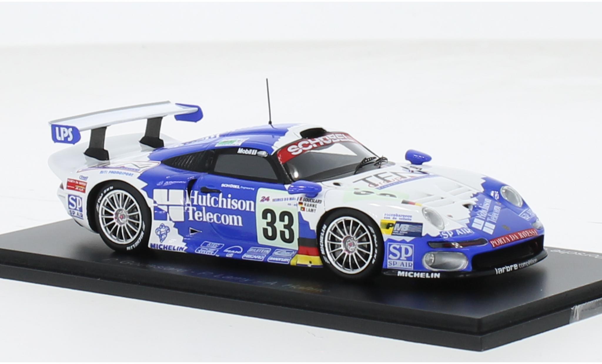 Porsche 996 GT1 1/43 Spark 911 No.33 Sch&uuml;bel Engineering 24h Le Mans 1997 1:43 modelauto