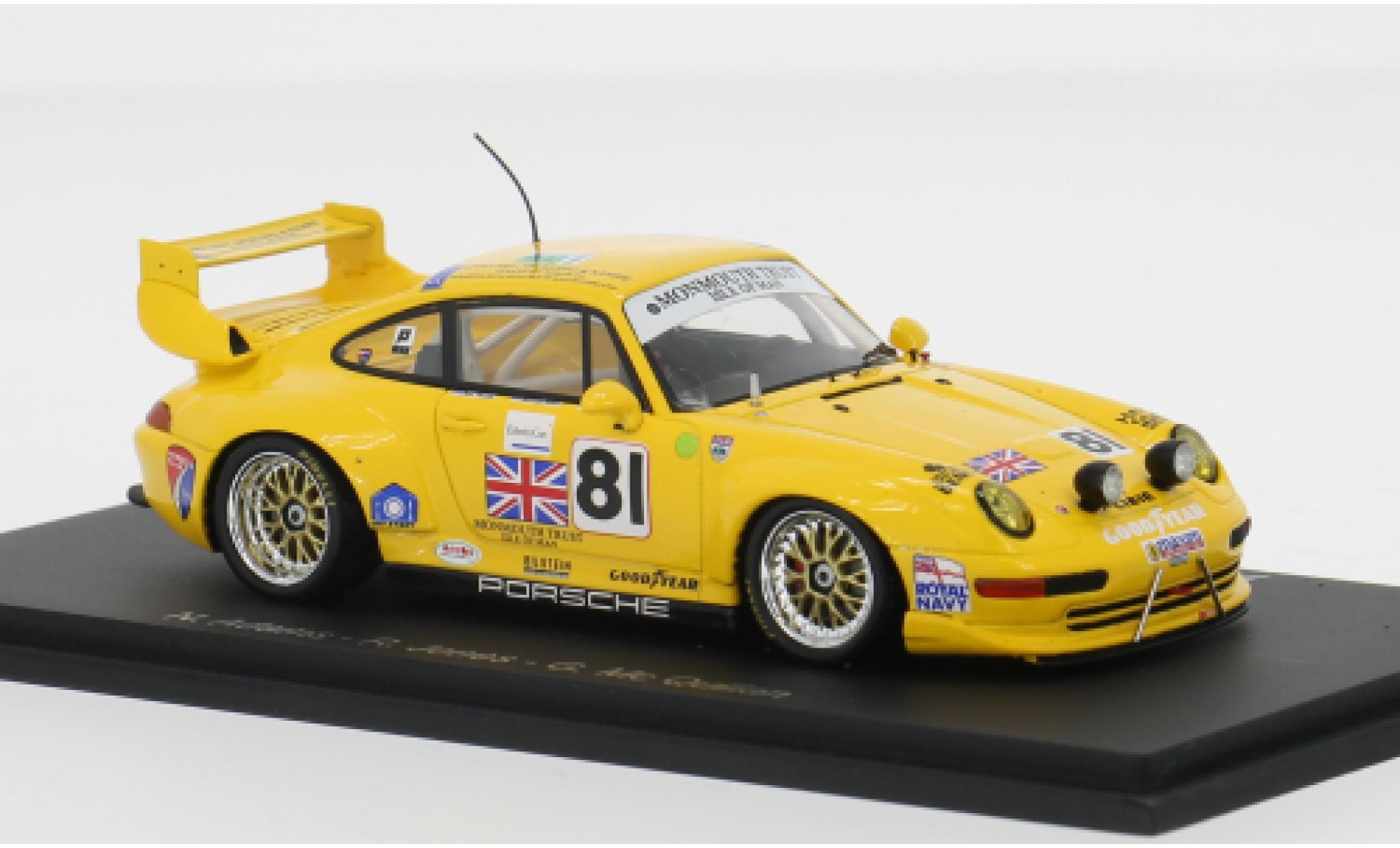 Porsche 993 GT2 1/43 Spark 911 24h Le Mans 1995 #81 1:43 modelauto