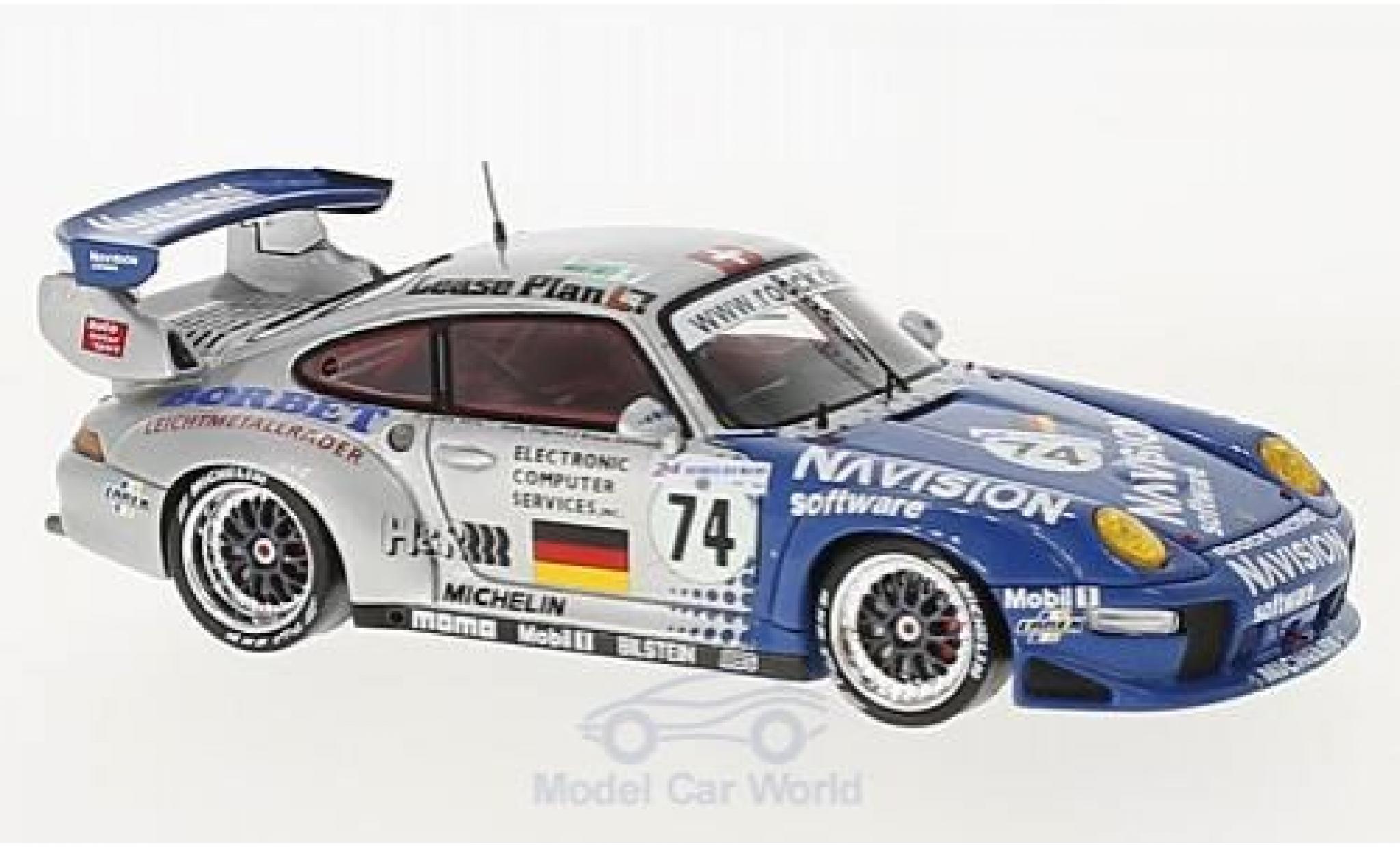 Porsche 996 GT2 1/43 Spark 911 GT2 No.74 24h Le Mans 1997 A.Ahrle/B.Eichmann/A.Pilgrim modelauto