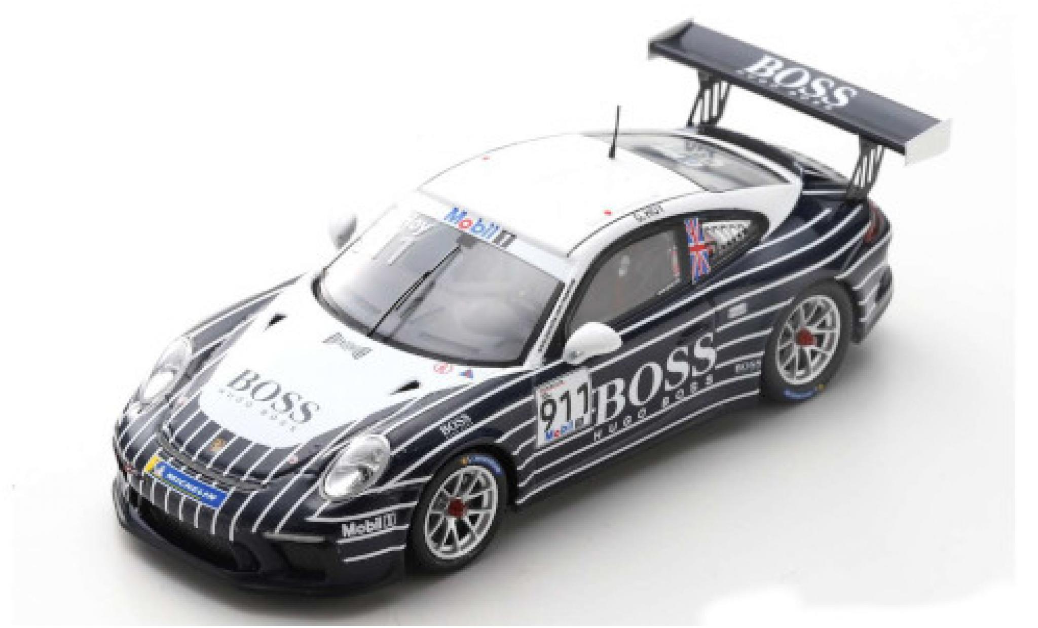 Porsche 992 GT3 1/43 Spark 911 GT3 Cup (991 II) No.911 Dr. Ing h. c. F. AG Boss Supercup Silverstone 2019 C.Hoy modelauto