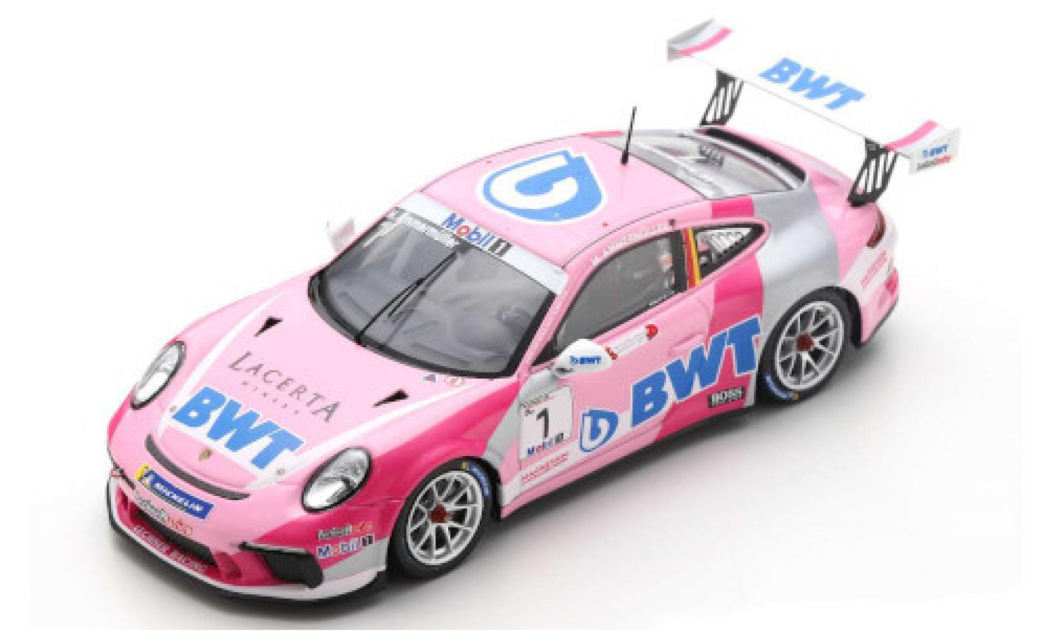 Porsche 992 GT3 1/43 Spark 911 GT3 Cup No.1 Lechner Racing BWT Carrera Supercup 2019 M.Ammerm&uuml;ller modelauto