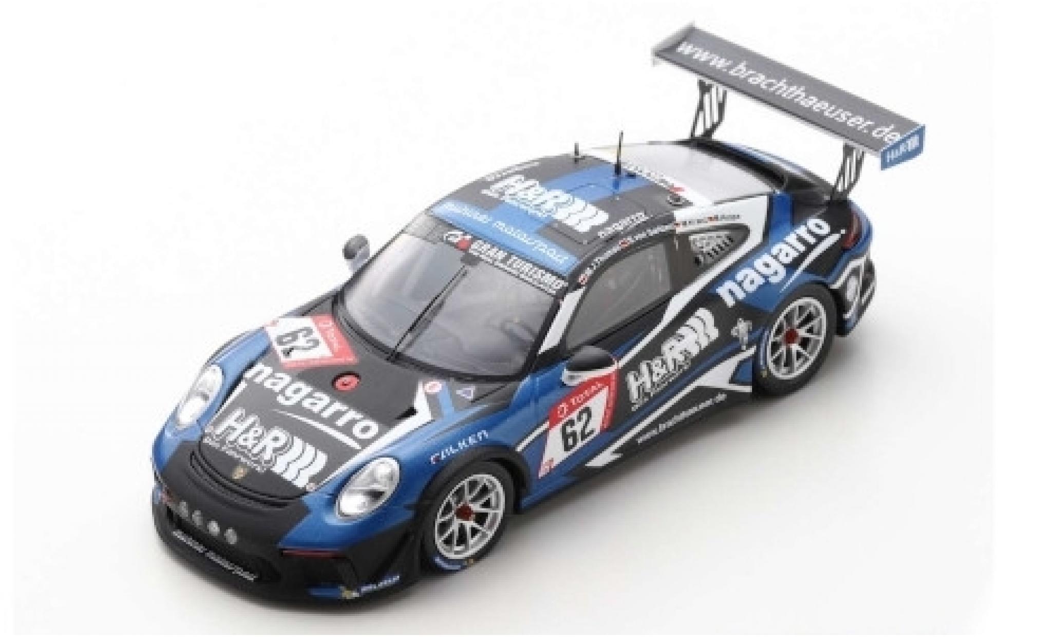 Porsche 992 GT3 1/43 Spark 911 GT3 Cup No.62 M&uuml;hlner Motorsport H&R 24h N&uuml;rburgring 2019 M.J.Thomas/S.von Gartzen/M.Kranz/M.Hoppe modelauto