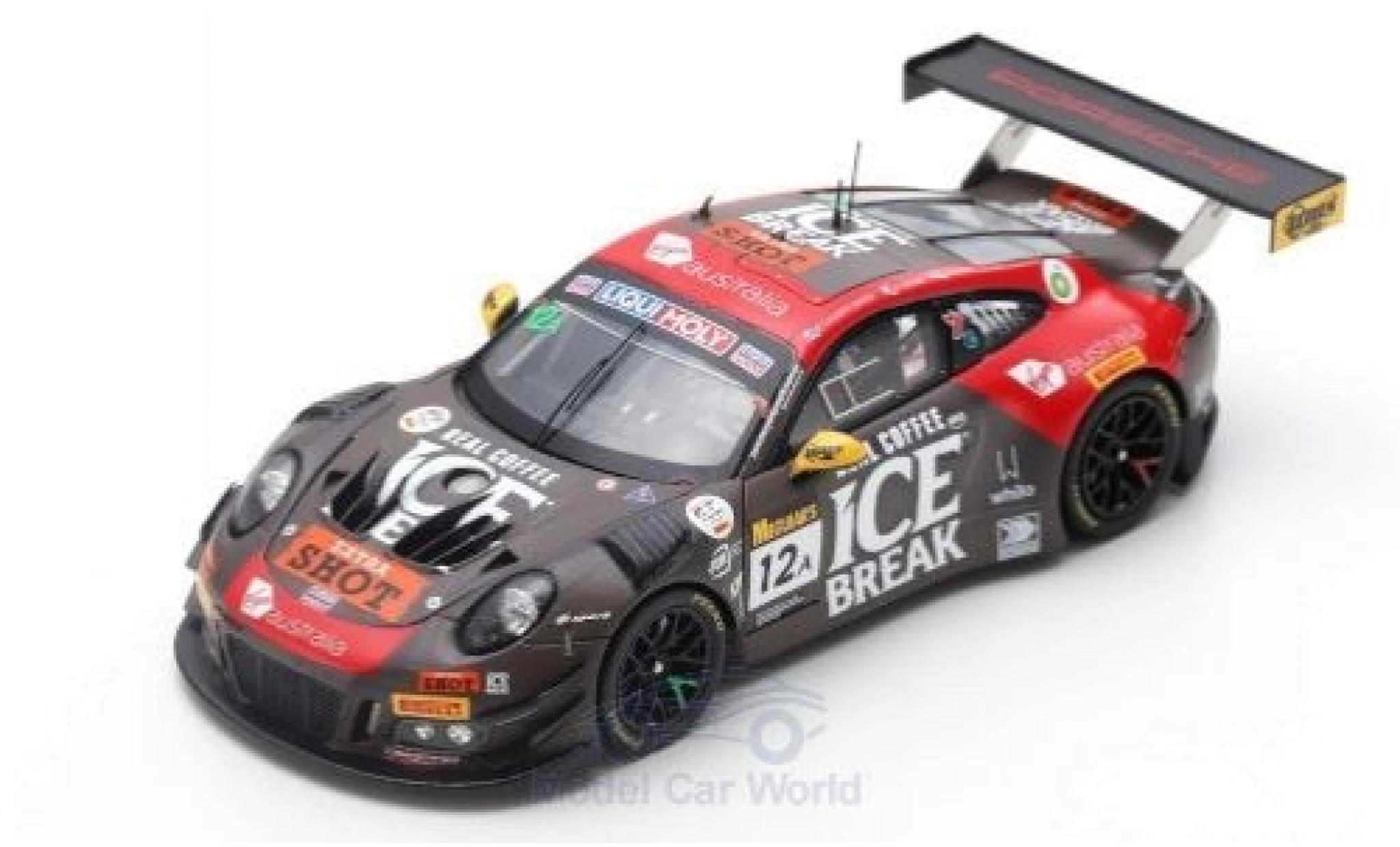 Porsche 992 GT3 R 1/43 Spark 911 GT3 R No.12 Competition Motorsports/McElrea Racing 12h Bathurst 2019 D.Calgroen-Jones/K.Estre/J.Evans modelauto
