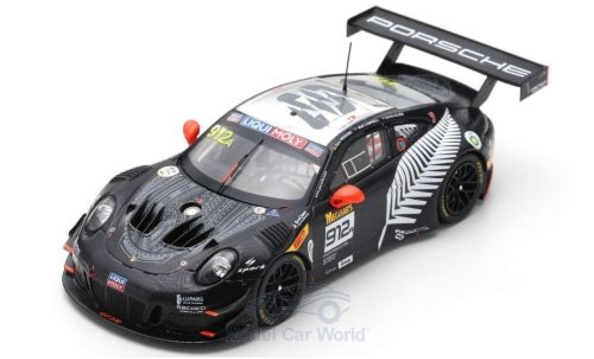 Porsche 992 GT3 R 1/43 Spark 911 GT3 R No.912 EBM 12h Bathurst 2019 D.Werner/D.Olsen/M.Campbell modelauto