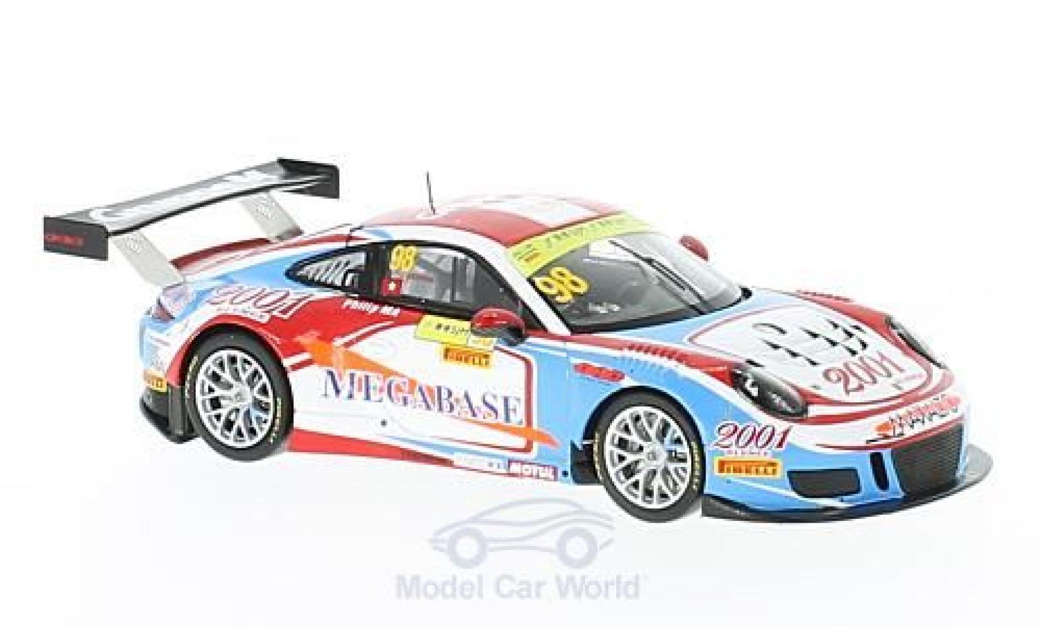 Porsche 991 GT3 R 1/43 Spark 911 GT3 R No.98 GruppeM Racing Macau GT Cup 2016 Philip.Ma modelauto