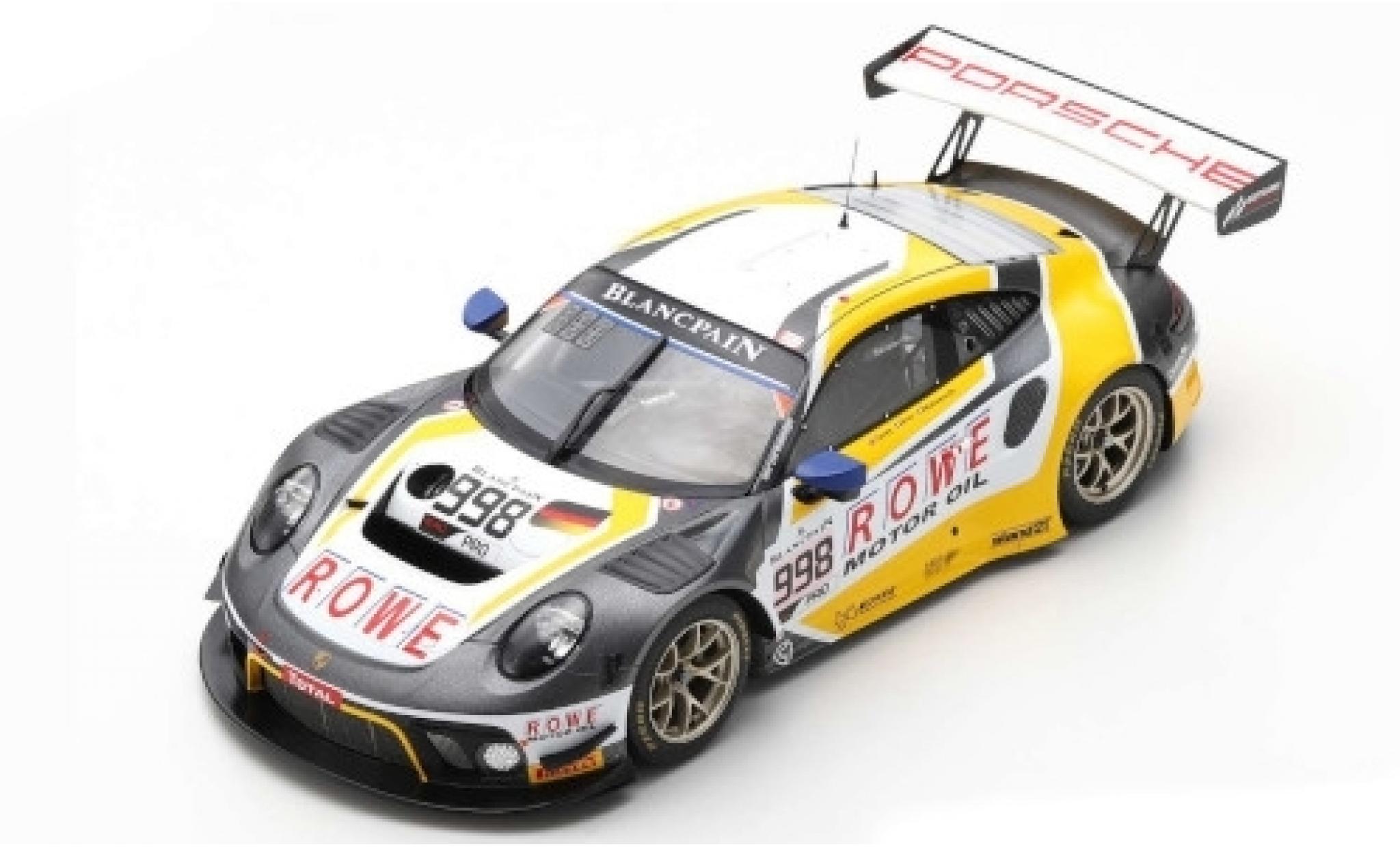 Porsche 992 GT3 R 1/18 Spark 911 GT3 R No.998 ROWE Racing 24h Spa 2019 F.Makowiecki/P.Pilet/N.Tandy modelauto