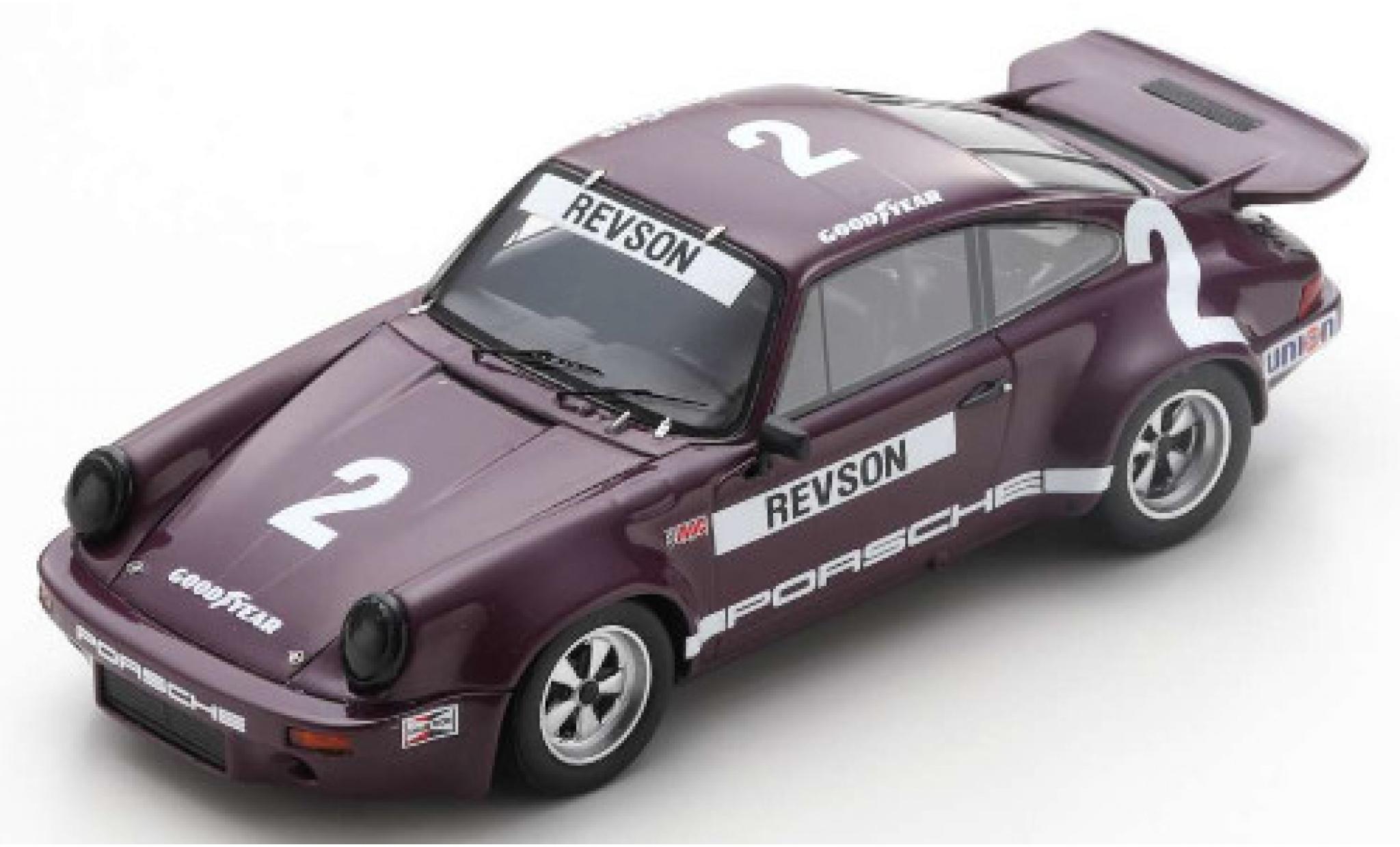 Porsche 930 RS 1/43 Spark 911 RS 3.0 No.2 IROC Daytona 1974 P.Revson modelauto