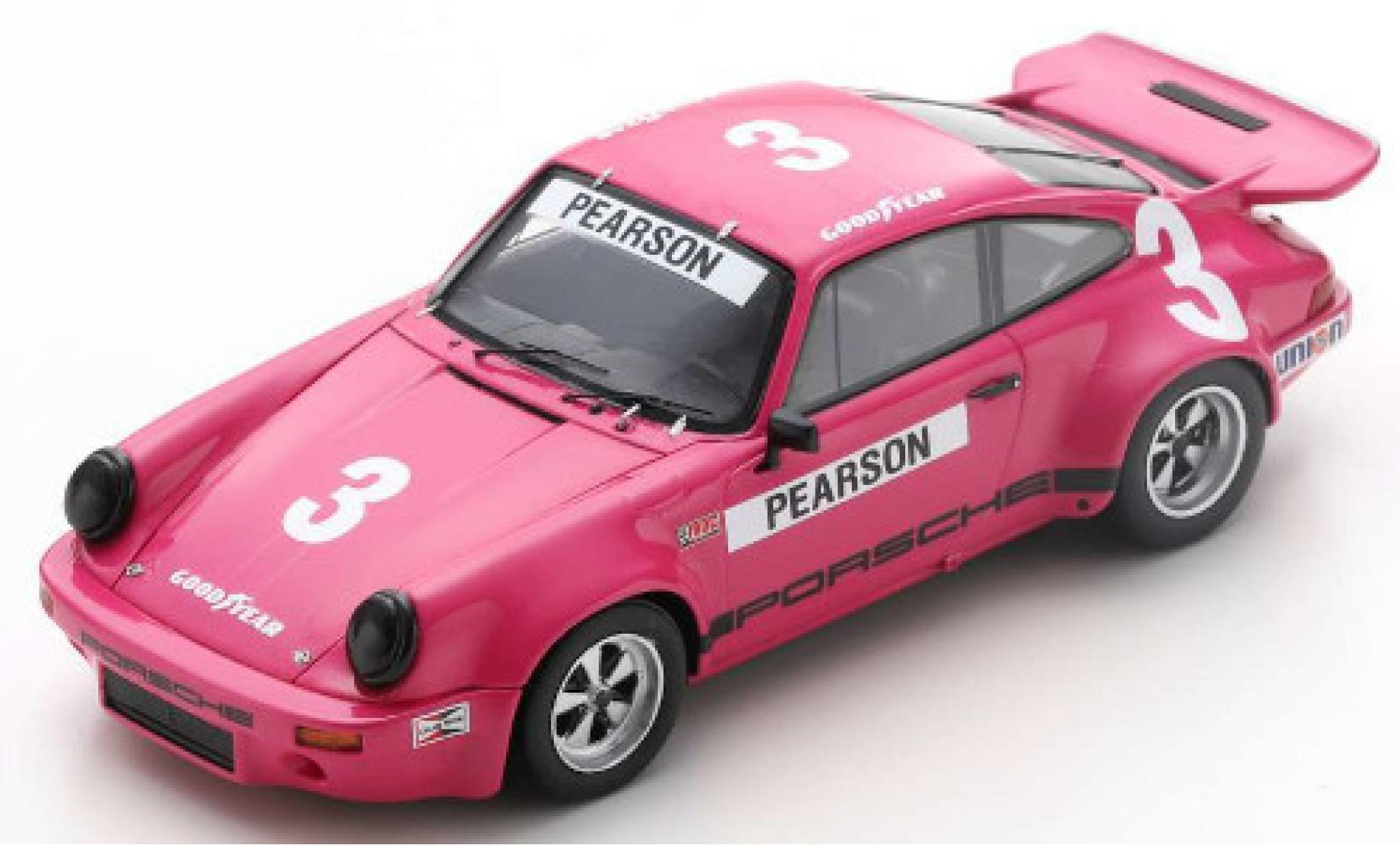 Porsche 930 RS 1/43 Spark 911 RS 3.0 No.3 IROC Daytona 1974 D.Pearson modelauto