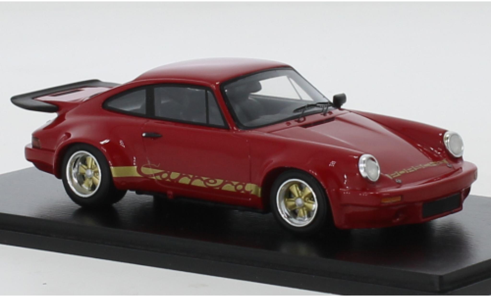 Porsche 930 RS 1/43 Spark 911 RS 3.0 rood/Dekor 1974 modelauto