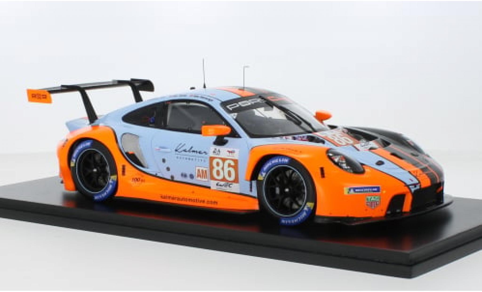 Porsche 911 1/18 Spark RSR-19 No.86 GR Racing 24h Le Mans 2023 1:18 modelauto