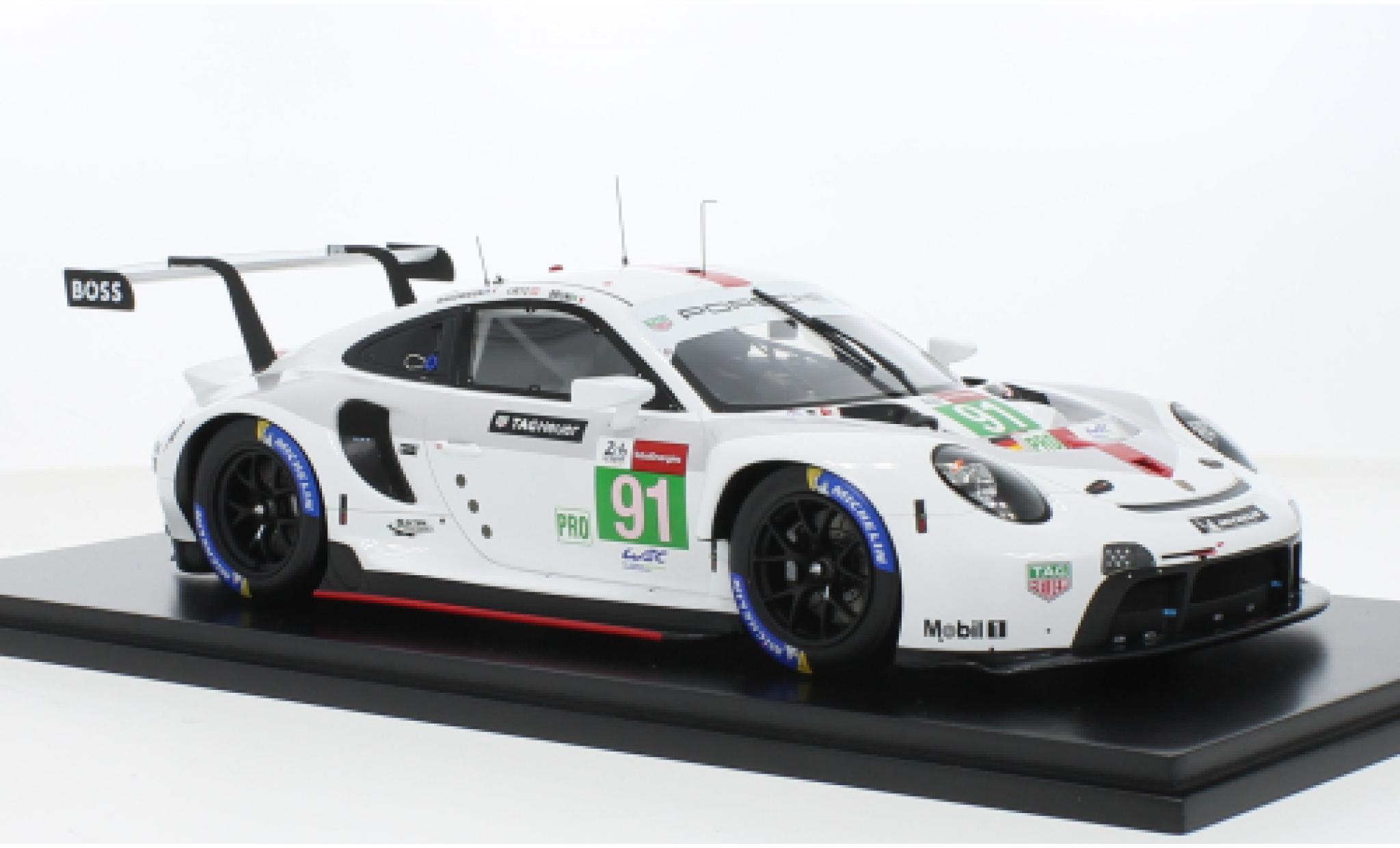 Porsche 911 1/18 Spark RSR-19 No.91 24h Le Mans 2021 1:18 modelauto