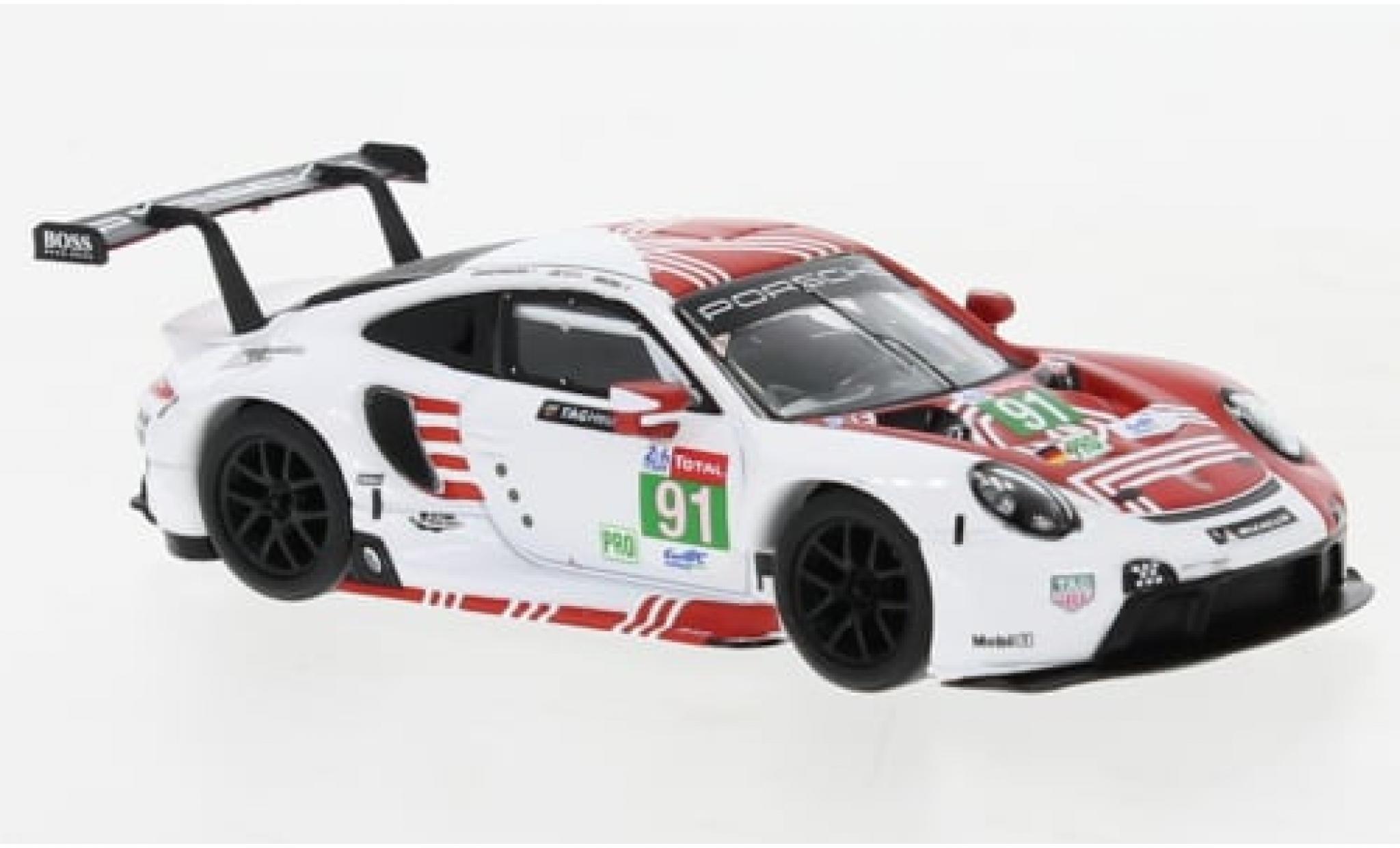 Porsche 992 RSR 1/64 Spark 911 -19 No.91 GT Team 24h Le Mans 2020 1:64 modelauto