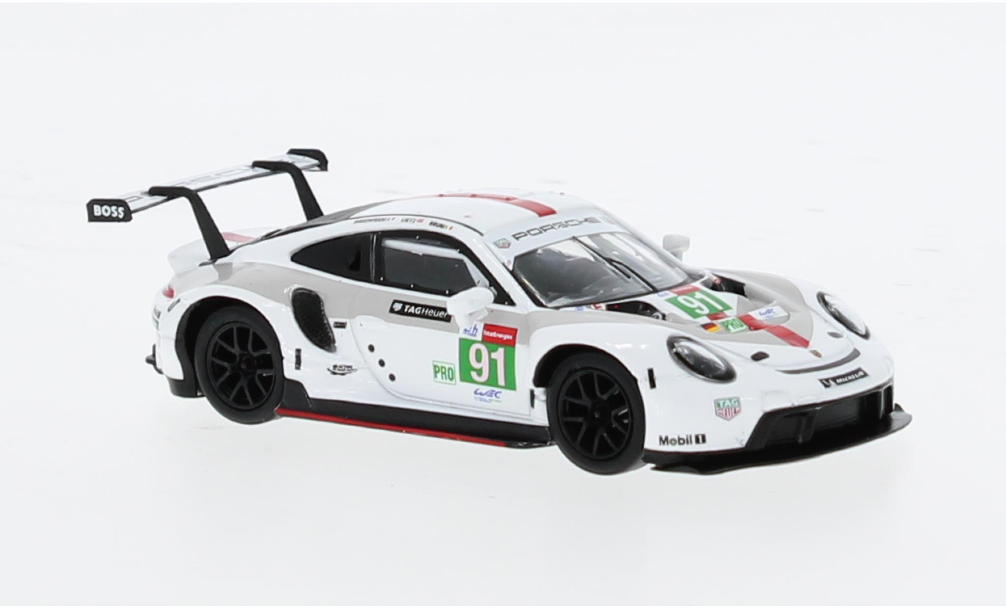 Porsche 911 1/64 Spark RSR-19 No.91 GT Team 24h Le Mans 2021 1:64 modelauto