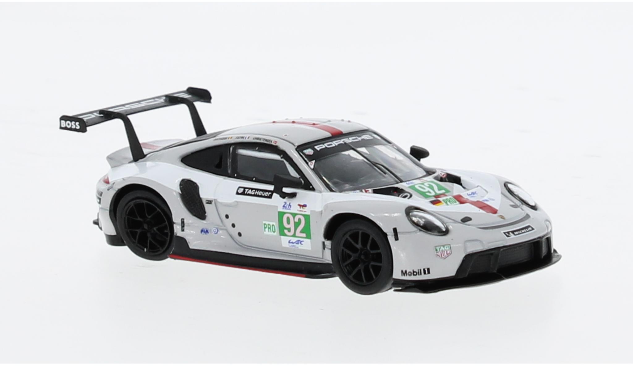 Porsche 911 1/64 Spark RSR-19 No.92 GT Team 24h Le Mans 2022 1:64 modelauto