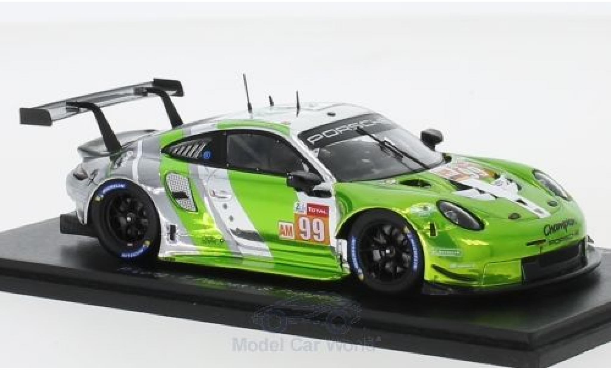 Porsche 991 RSR 1/43 Spark 911 RSR No.99 Proodon Competition 24h Le Mans 2018 P.Long/T.Pappas/S.Pumpelly modelauto