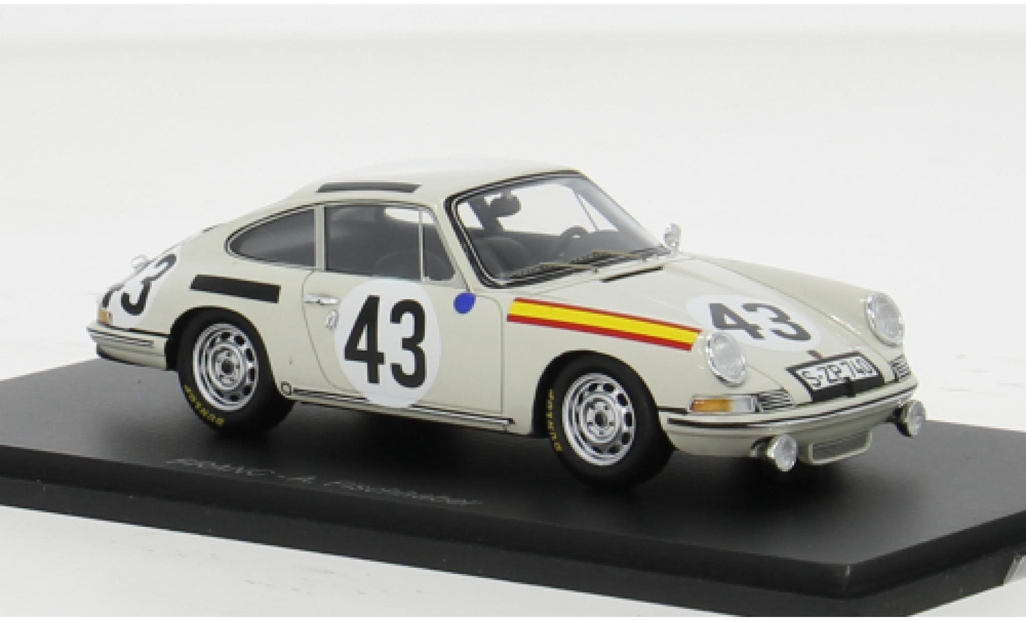 Porsche 911 1/43 Spark S No.43 24h Le Mans 1967 1:43 modelauto