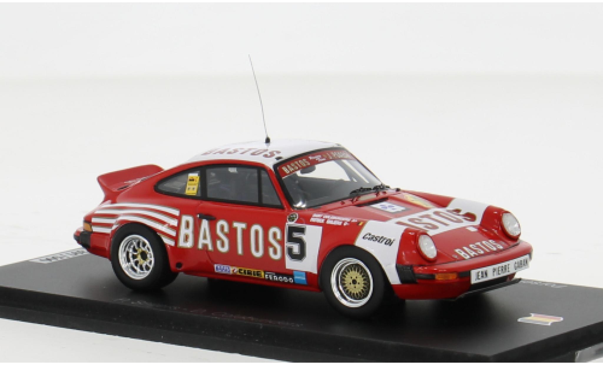 Porsche 930 1/43 Spark 911 SC No.5 Bastos Rallye du Condroz 1983 1:43 modelauto