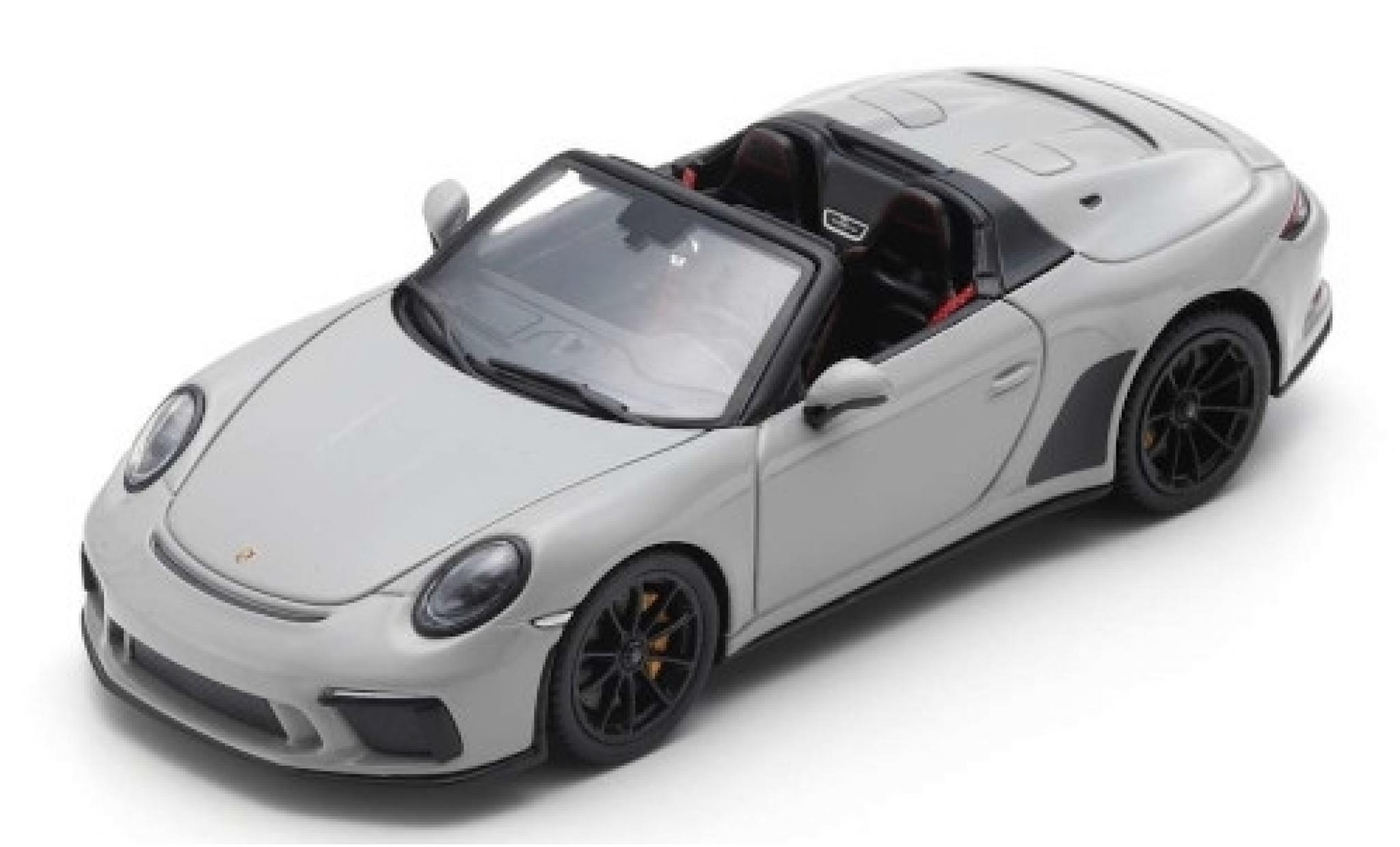 Porsche 992 Speedster 1/43 Spark 911 Speedster grijs 2019 modelauto