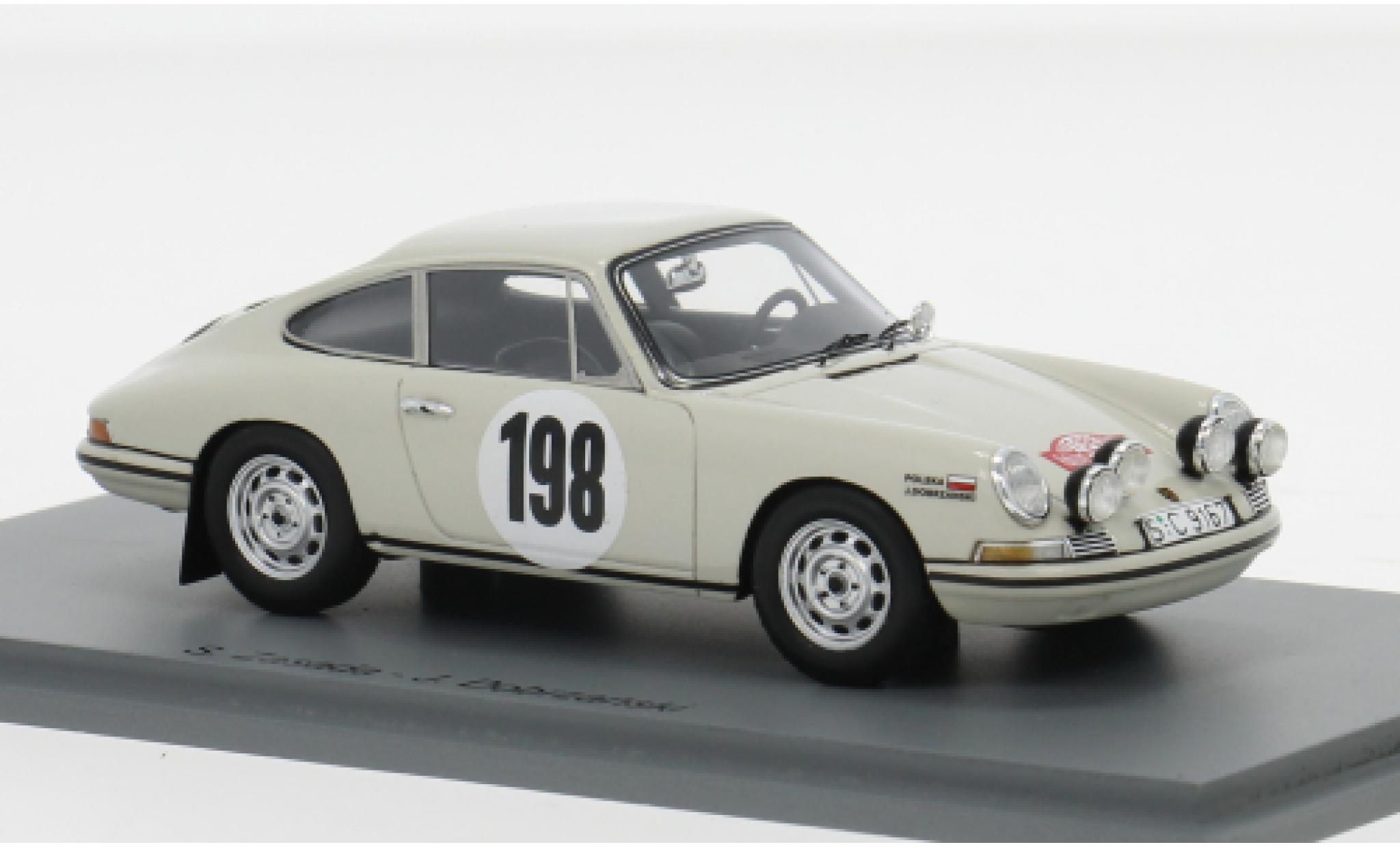 Porsche 911 1/43 Spark T/R Rally Monte Carlo 1968 #198 1:43 modelauto
