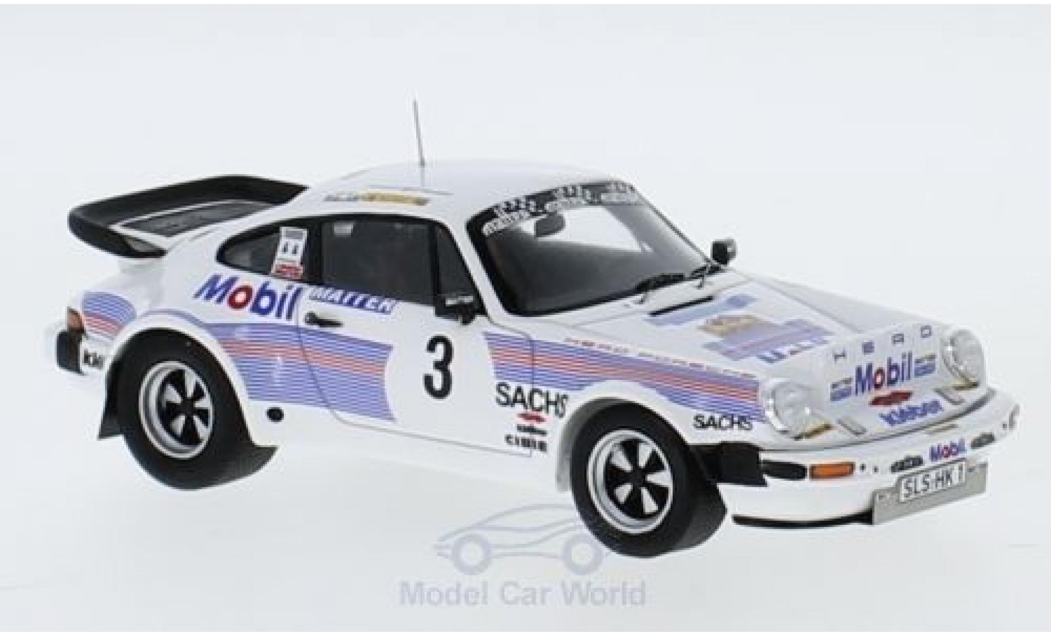 Porsche 930 Turbo 1/43 Spark 911 Turbo 3.3 No.3 Mobil Rallye DM Rallye Saarland 1983 M.Hero/D.M&uuml;ller modelauto