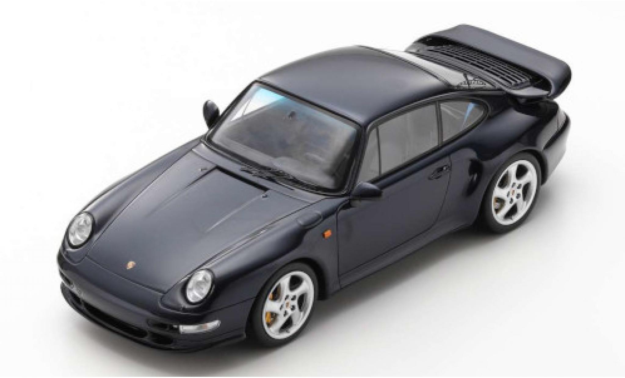 Porsche 993 Turbo S 1/18 Spark 911 Turbo S () zwart 1997 modelauto