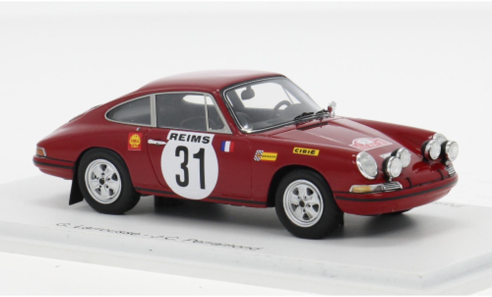 Porsche 911 1/43 Spark S Rally Monte Carlo 1969 #31 1:43 modelauto
