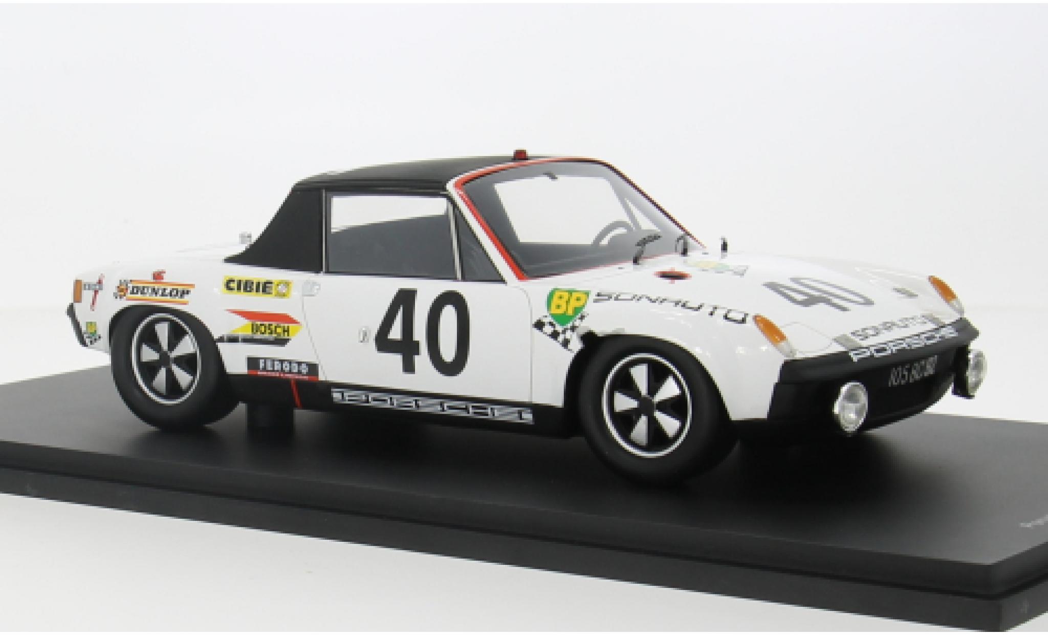 Porsche 914 1/18 Spark /6 No.40 24h Le Mans 1969 1:18 modelauto