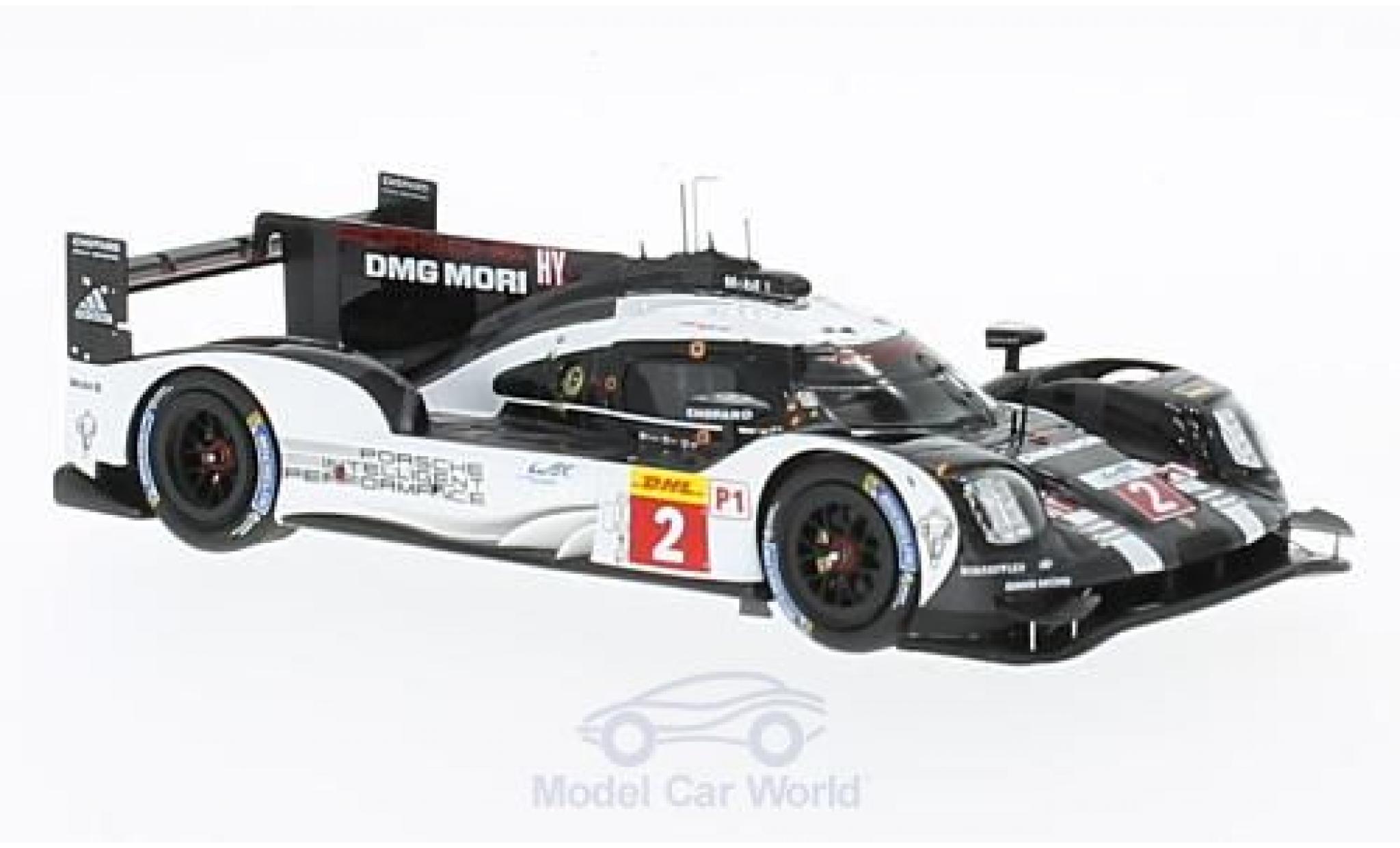 Porsche 919 2016 1/43 Spark Hybrid HY No.2 Team WEC 6h Bahrain 2016 R.Dumas/N.Jani/M.Lieb modelauto