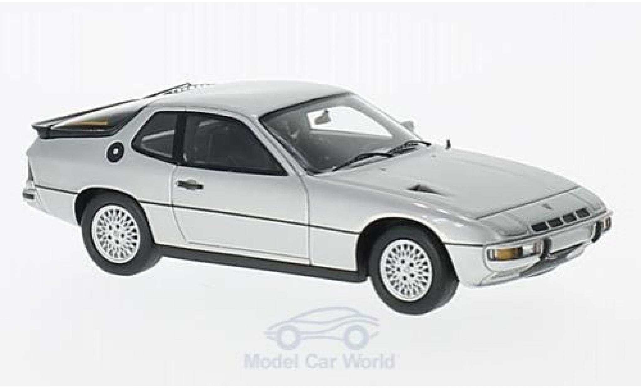 Porsche 924 1/43 Spark Turbo grijs 1979 modelauto