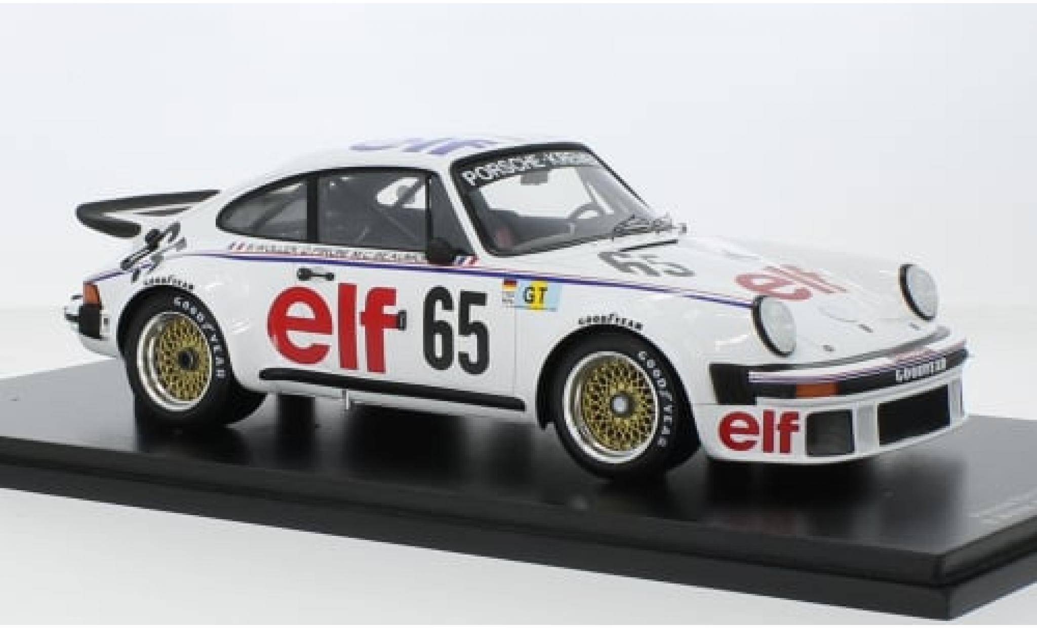 Porsche 934 1976 1/18 Spark No.65 24h Le Mans 1:18 modelauto