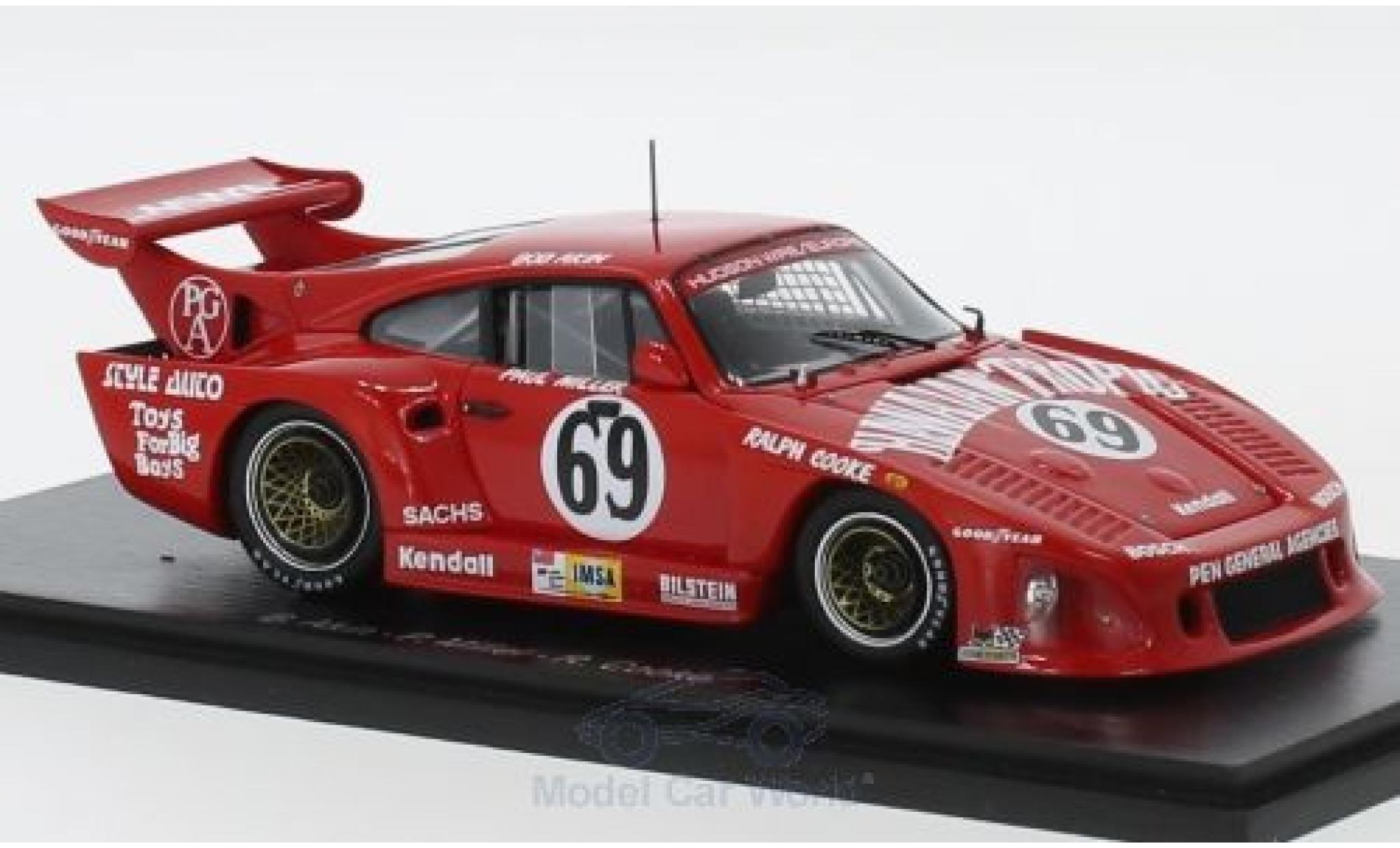 Porsche 935 1980 1/43 Spark K3 No.69 Hawaiian Tropic 24h Le Mans 1980 B.Akin/P.Miller/R.Kent-Cooke modelauto