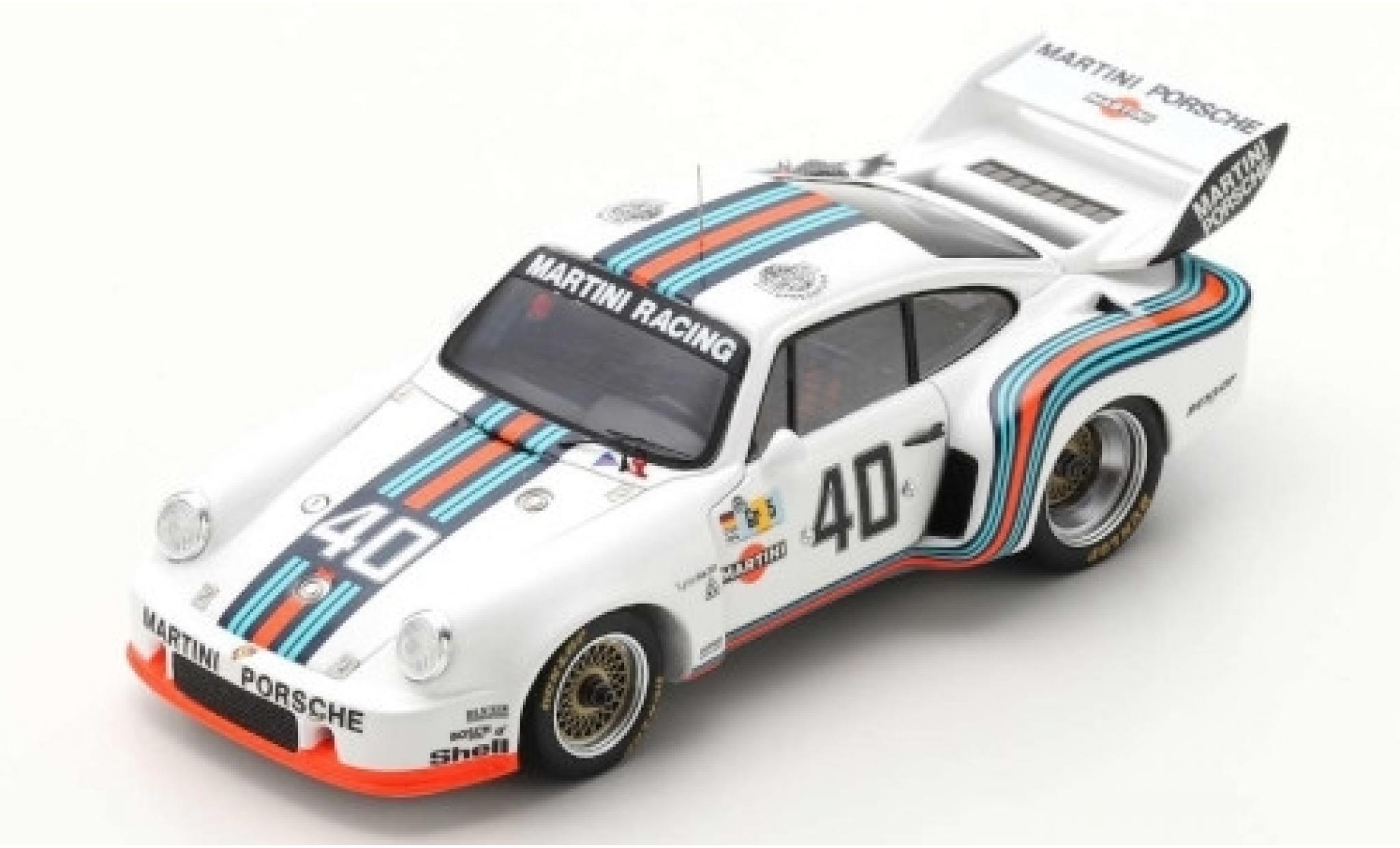 Porsche 935 1976 1/43 Spark No.40 Martini Racing System Martini 24h Le Mans 1976 Training R.Stommelen/M.Schurti modelauto