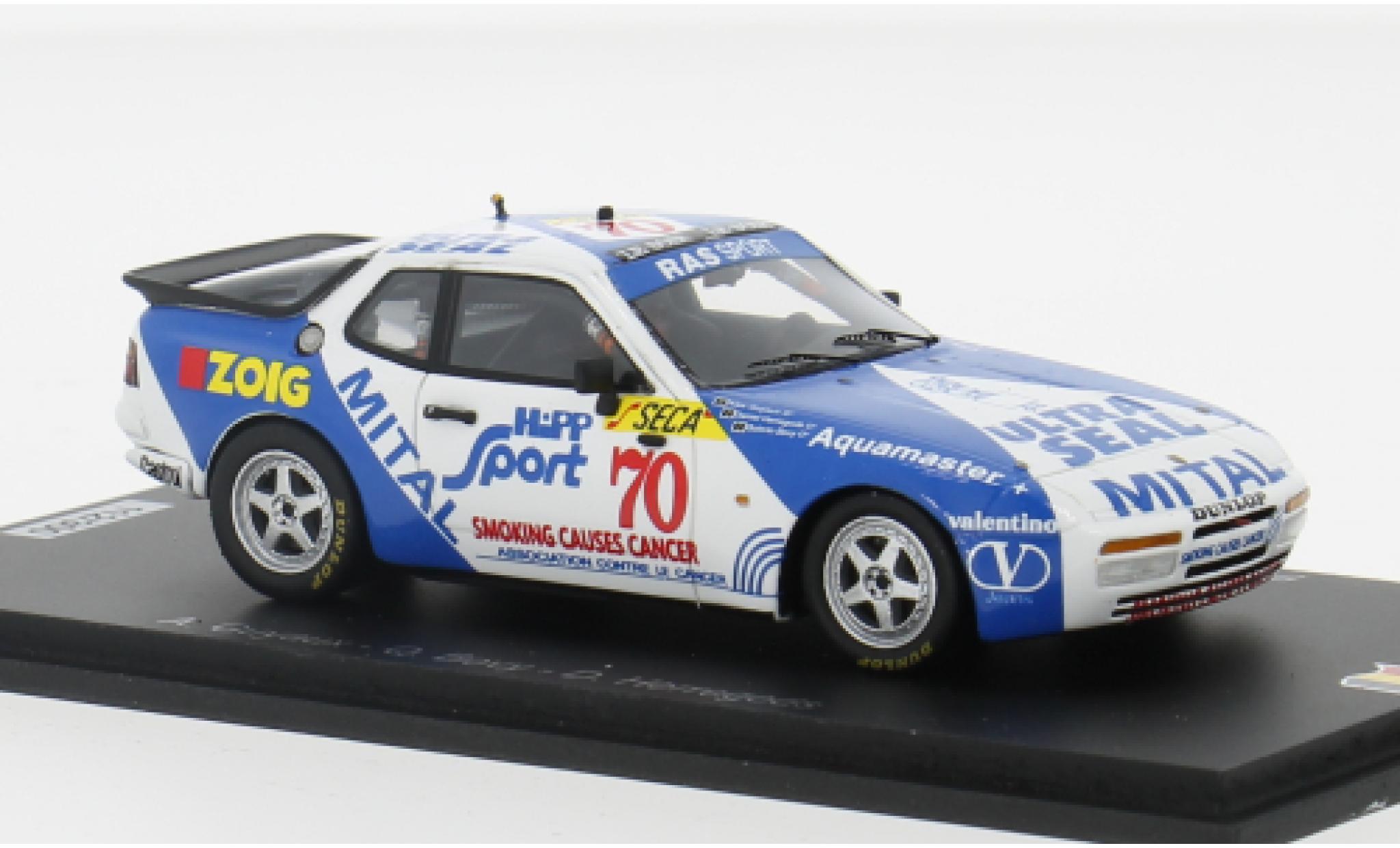Porsche 944 1/43 Spark Turbo No.70 24h Spa 1989 1:43 modelauto