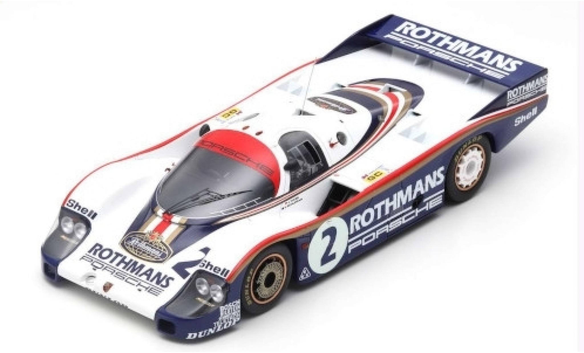 Porsche 956 1982 1/18 Spark No.2 Rothmans Rothmans 24h Le Mans 1982 J.Mass/V.Schuppan modelauto