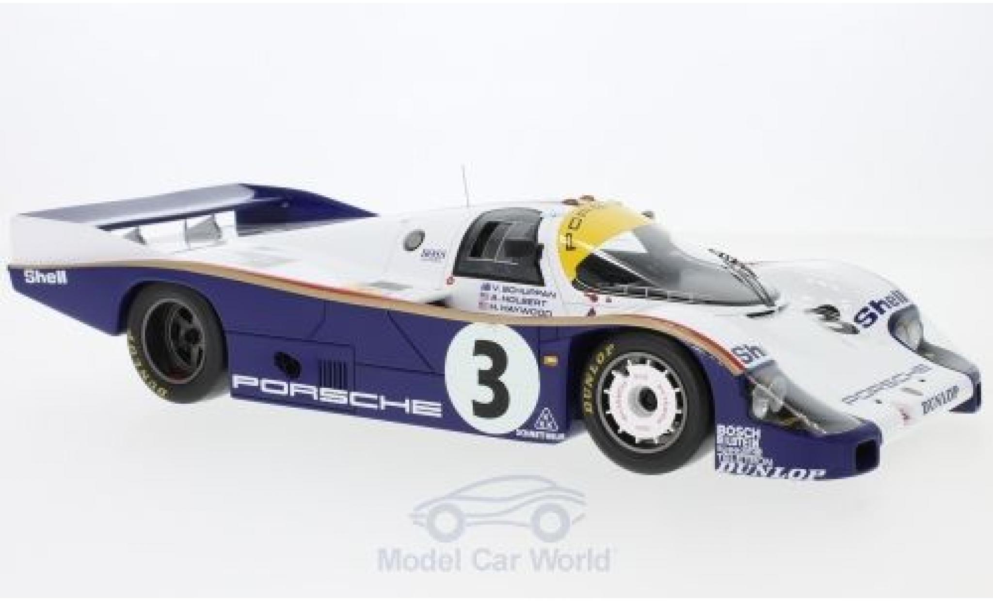 Porsche 956 1983 1/18 Spark No.3 Rothmans 24h Le Mans 1983 mit Decals A.Holbert/H.Haywood/V.Schuppan modelauto