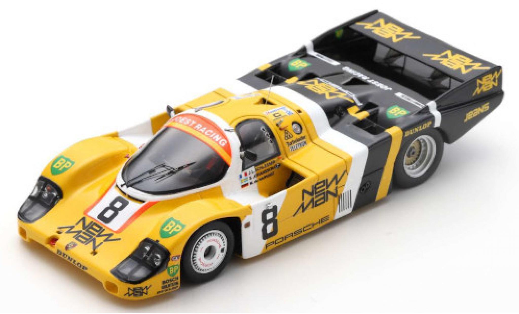 Porsche 956 1984 1/43 Spark RHD No.8 Joest Racing New Man 24h Le Mans 1984 J-L.Schlesser/M.de Narvaez/S.Johansson modelauto