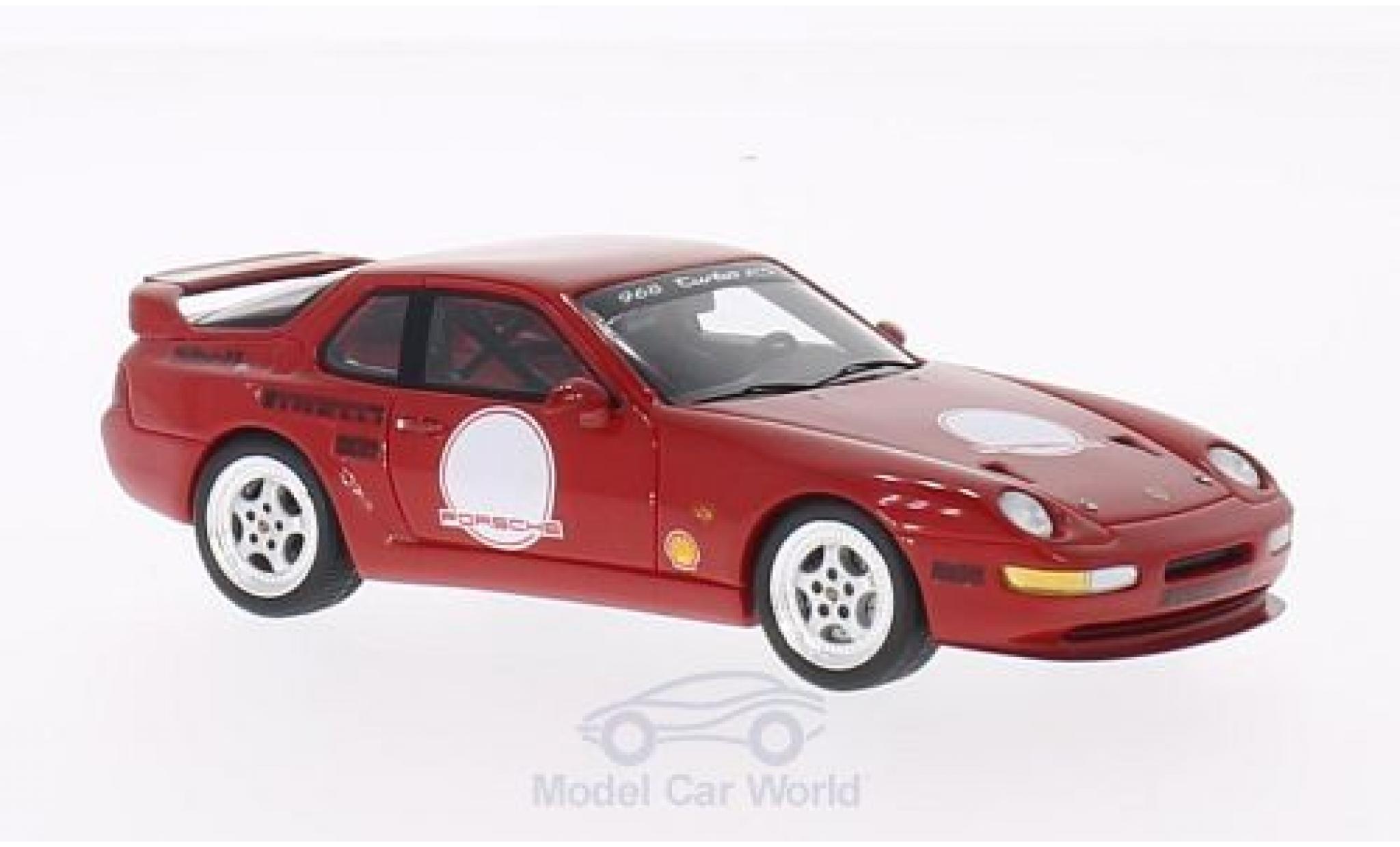 Porsche 993 Turbo 1/43 Spark 968 Turbo RS Race rood 1 modelauto