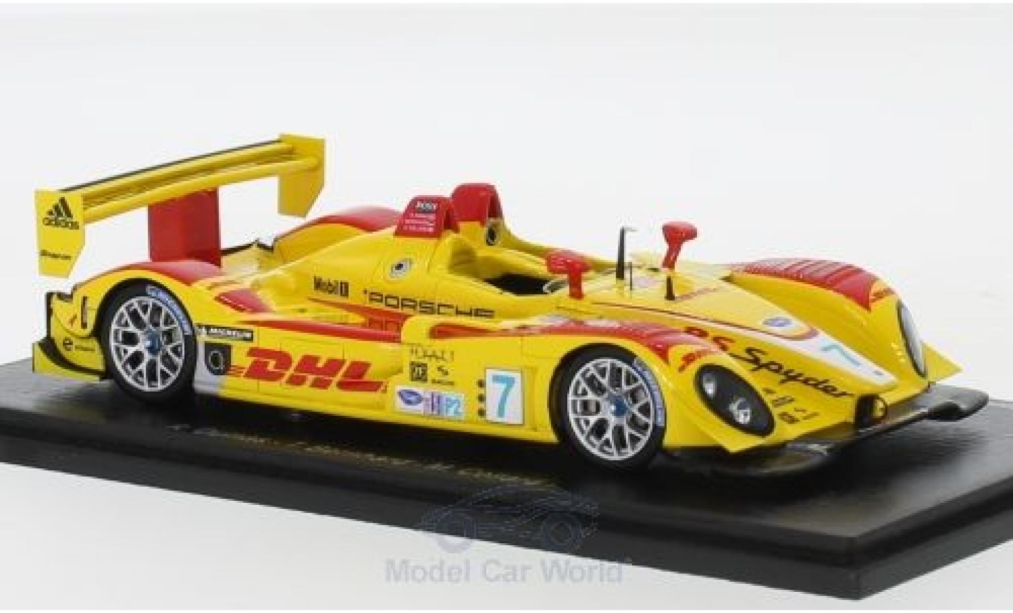 Porsche RS Spyder 1/43 Spark Spyder No.7 Penske Racing 12h Sebring 2008 R.Dumas/T.Bernhard/E.Collard modelauto