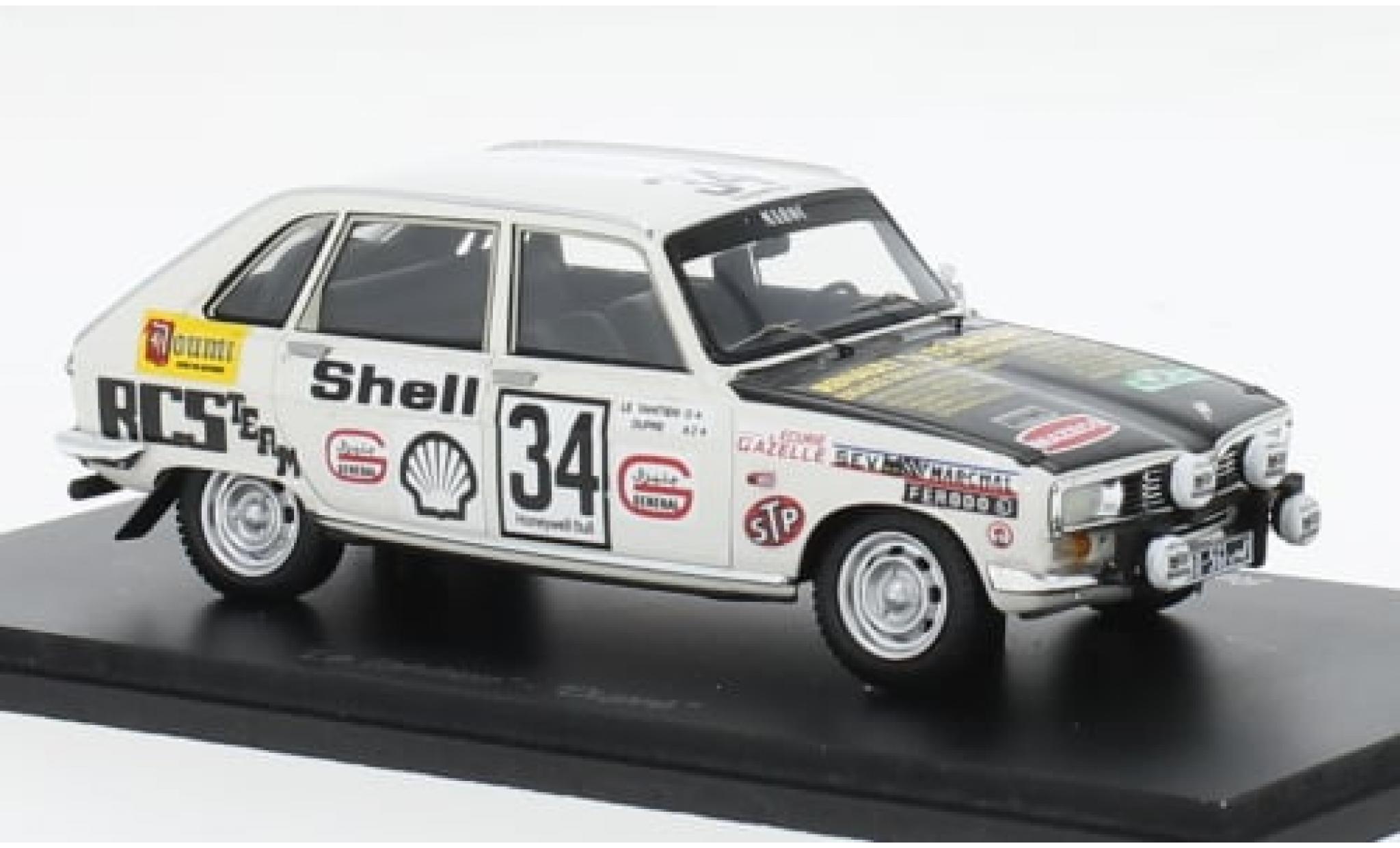 Renault 16 1/43 Spark TS No.34 Rallye Marokko 1972 1:43 modelauto