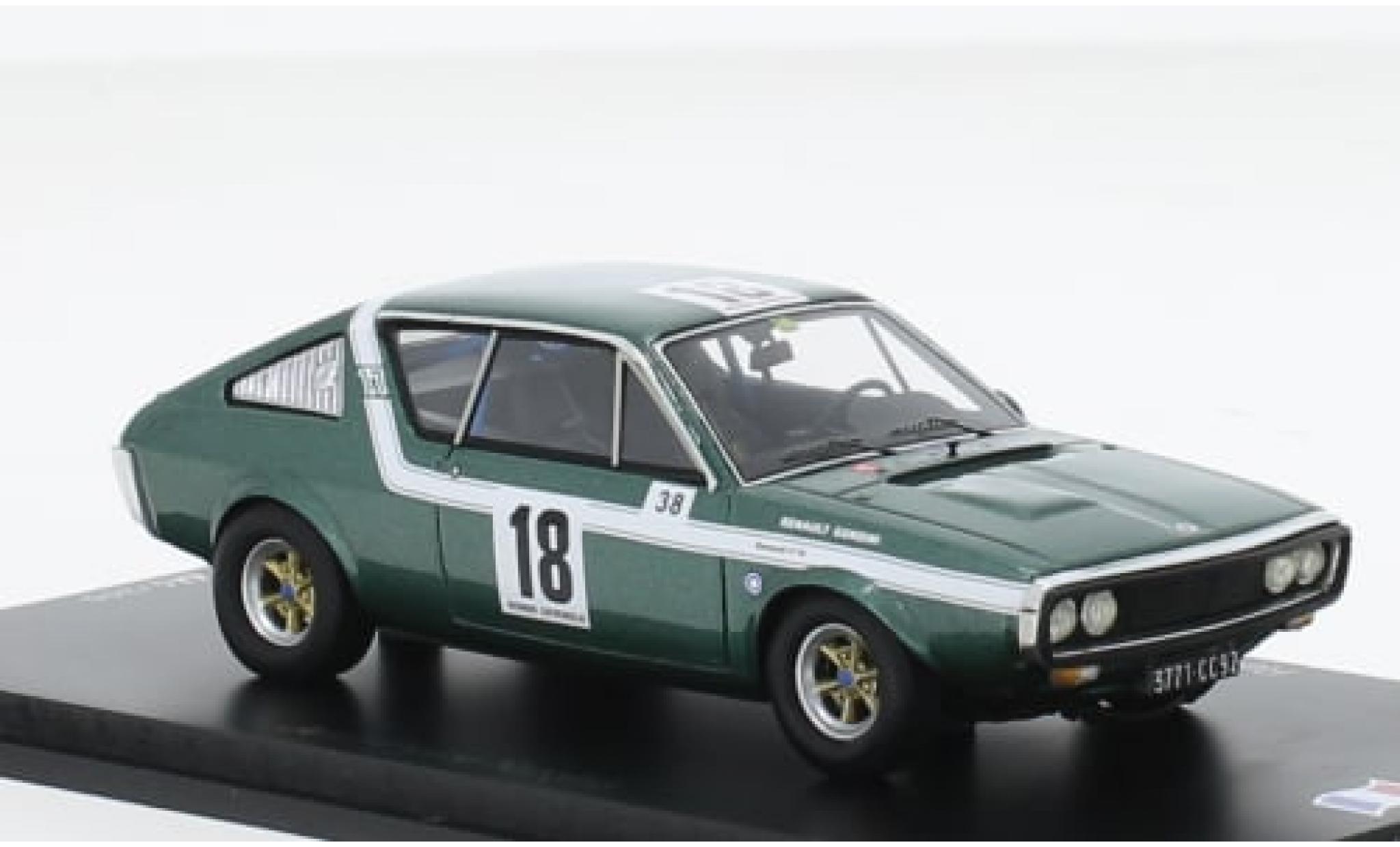 Renault 17 1/43 Spark No.18 Ronde Cevenole 1972 1:43 modelauto
