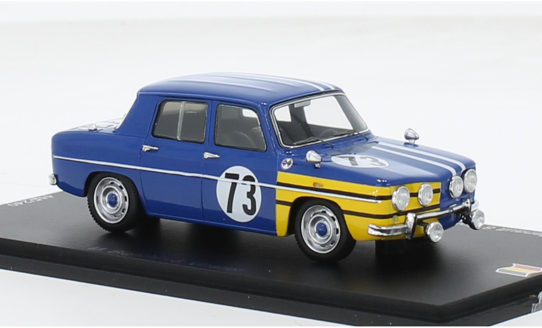 Renault 8 1/43 Spark Gordini No.73 24h Spa 1966 1:43 modelauto
