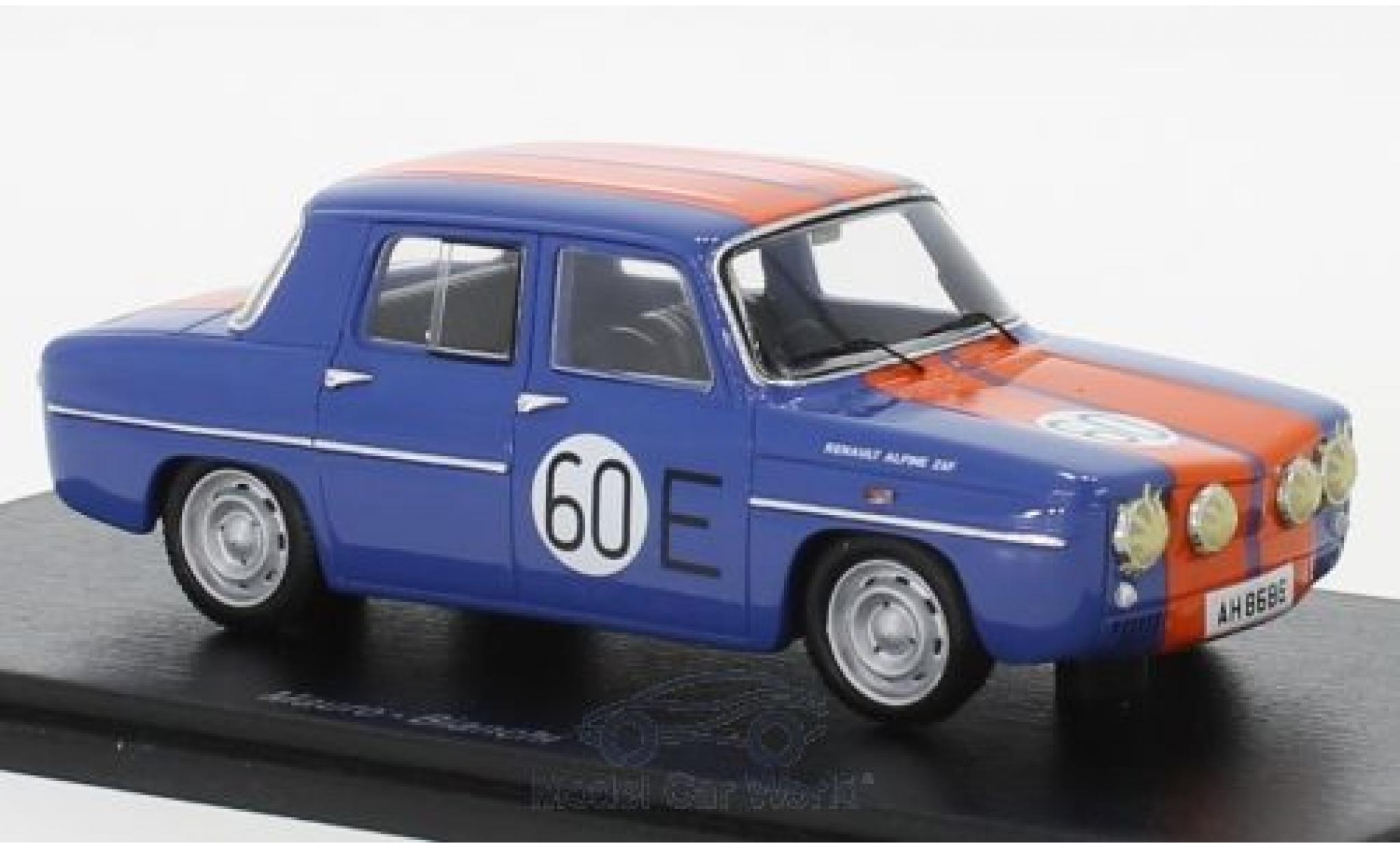 Renault 8 1/43 Spark Gordini RHD No.60 Macau 1966 M.Bianchi modelauto