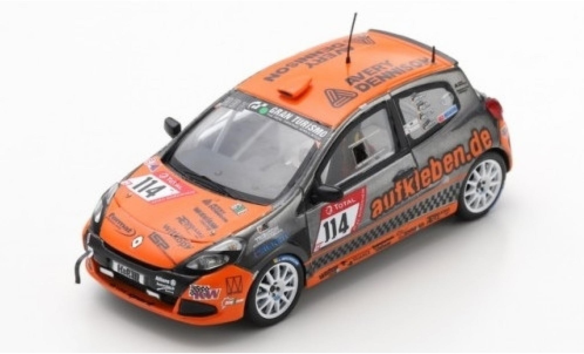 Renault Clio 1/43 Spark No.114 Avery Dennison 24h N&uuml;rburgring 2019 M.Uelwer/V.K&uuml;hn/M.Wylach/S.Bohrer modelauto