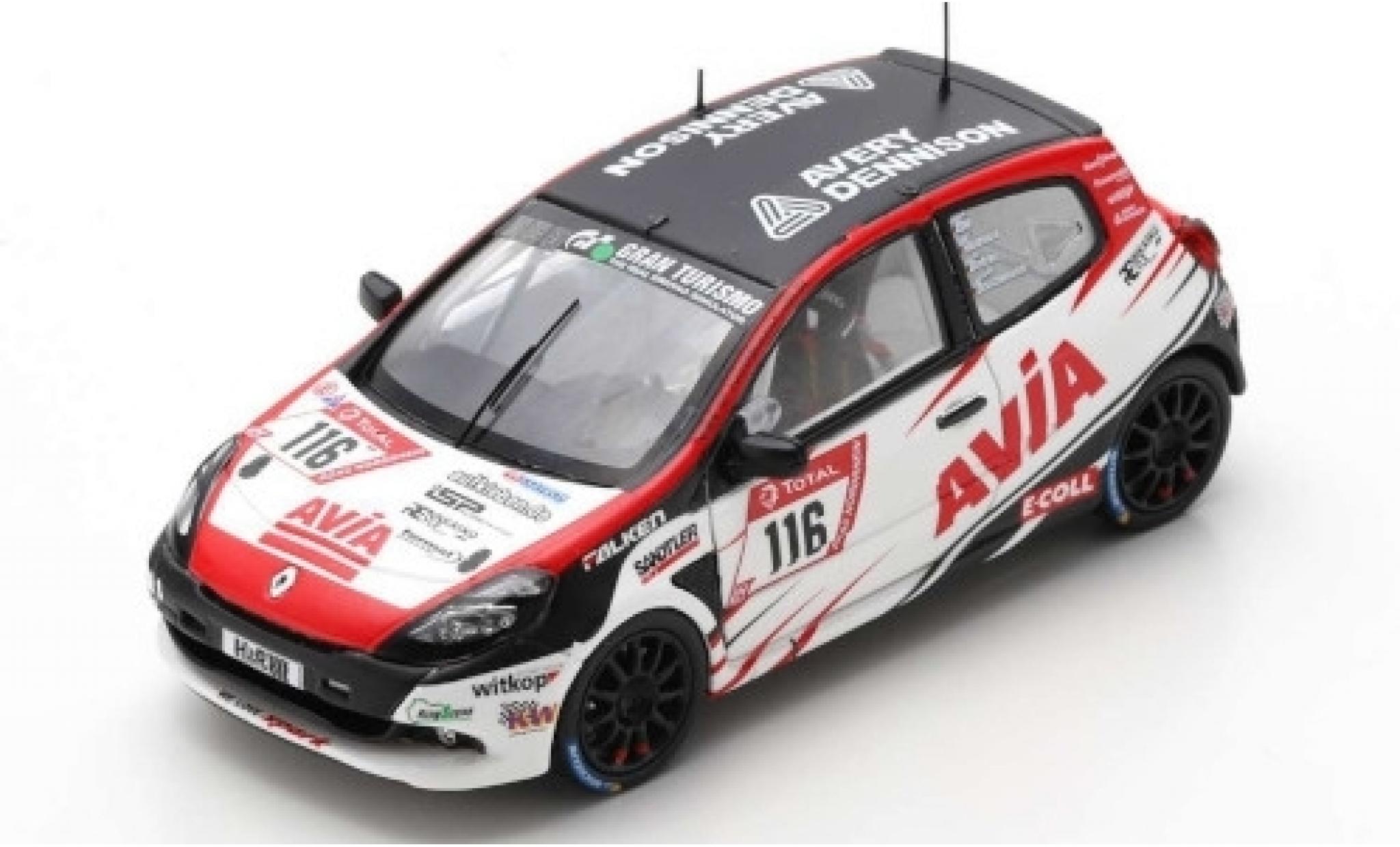 Renault Clio 1/43 Spark No.116 Avia 24h N&uuml;rburgring 2019 S.Epp/G.Holthaus/M.Bohrer/C.Bruchmann modelauto